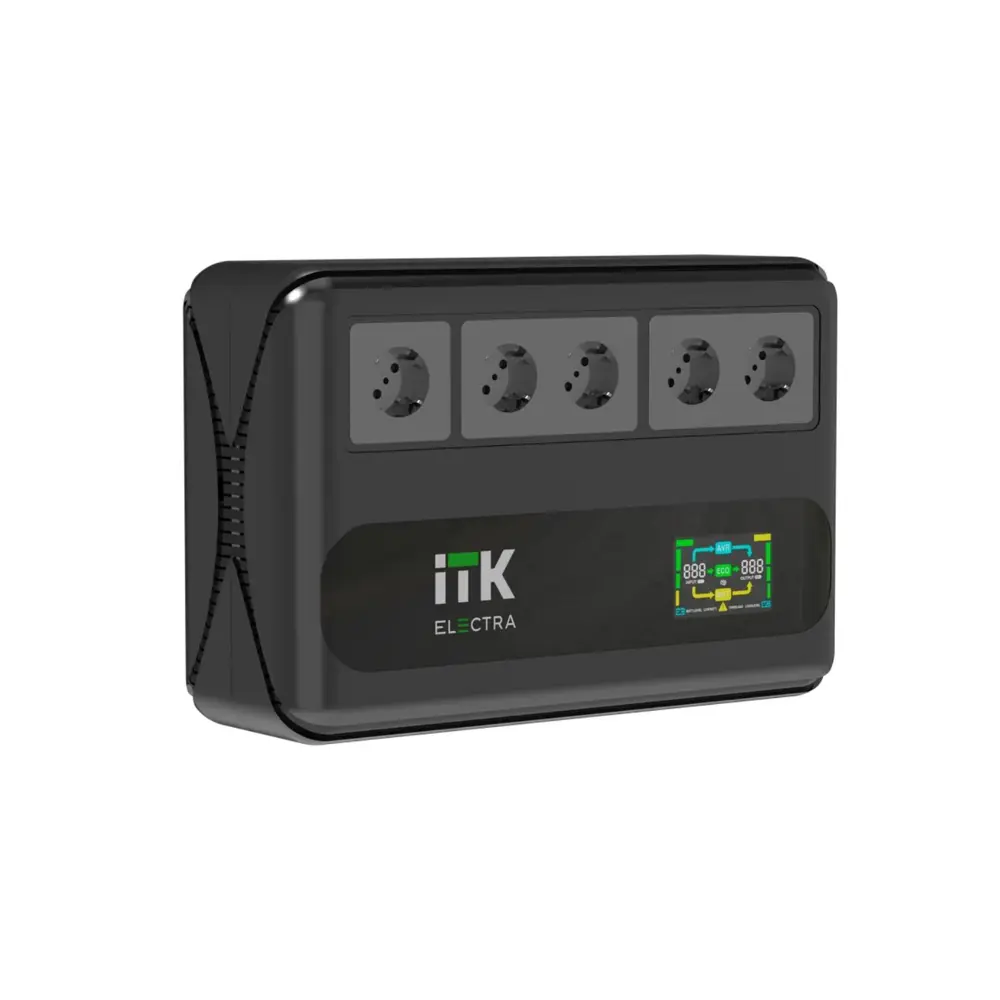 Фото Источник бесперебойного питания ITK Electra LT5 1000 ВА 600 Вт LCD Фото Источник бесперебойного питания ITK Electra LT5 1000 ВА 600 Вт LCD