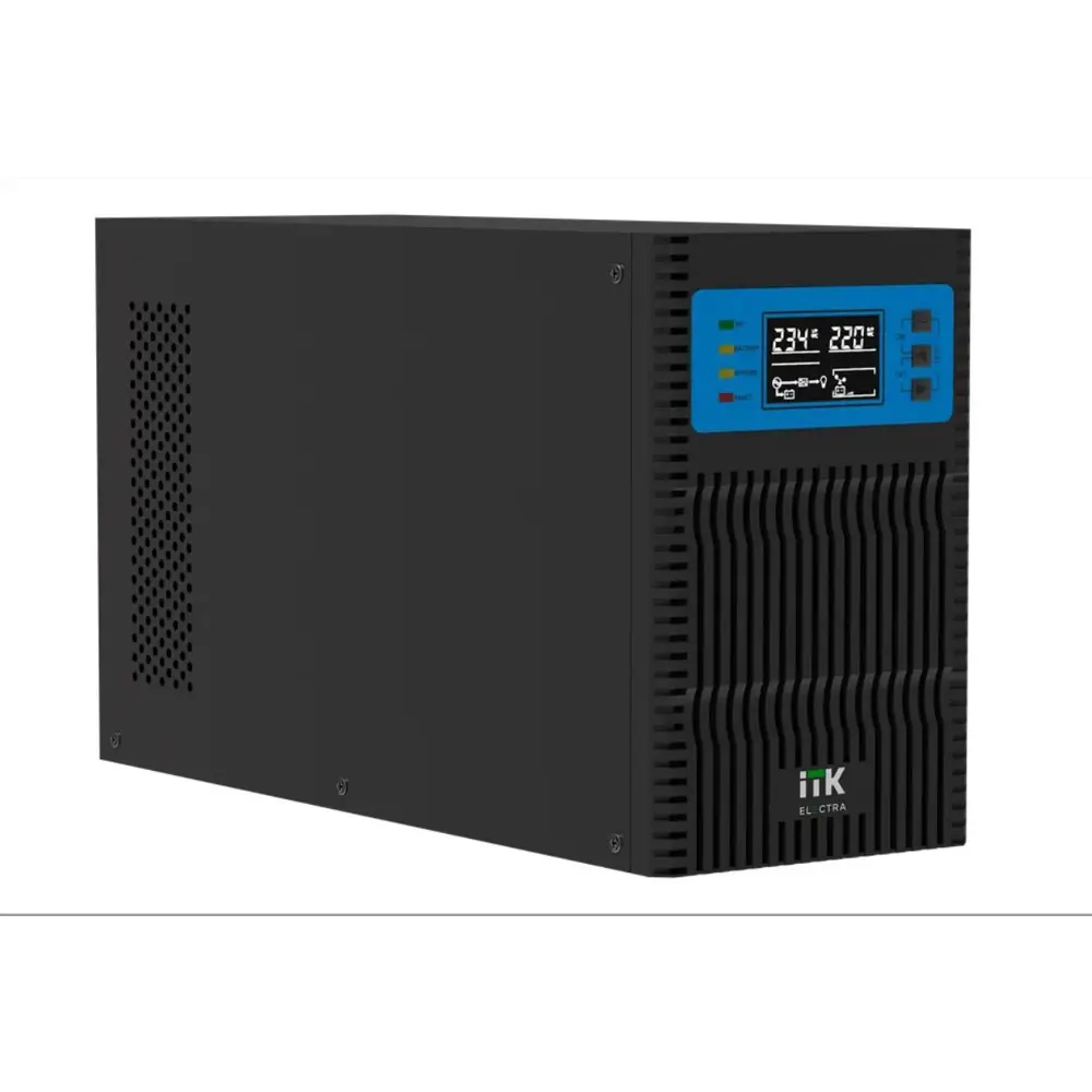 Фото Источник бесперебойного питания ITK Electra OT 24VDC 1000 ВА 1000 Вт LCD Фото Источник бесперебойного питания ITK Electra OT 24VDC 1000 ВА 1000 Вт LCD