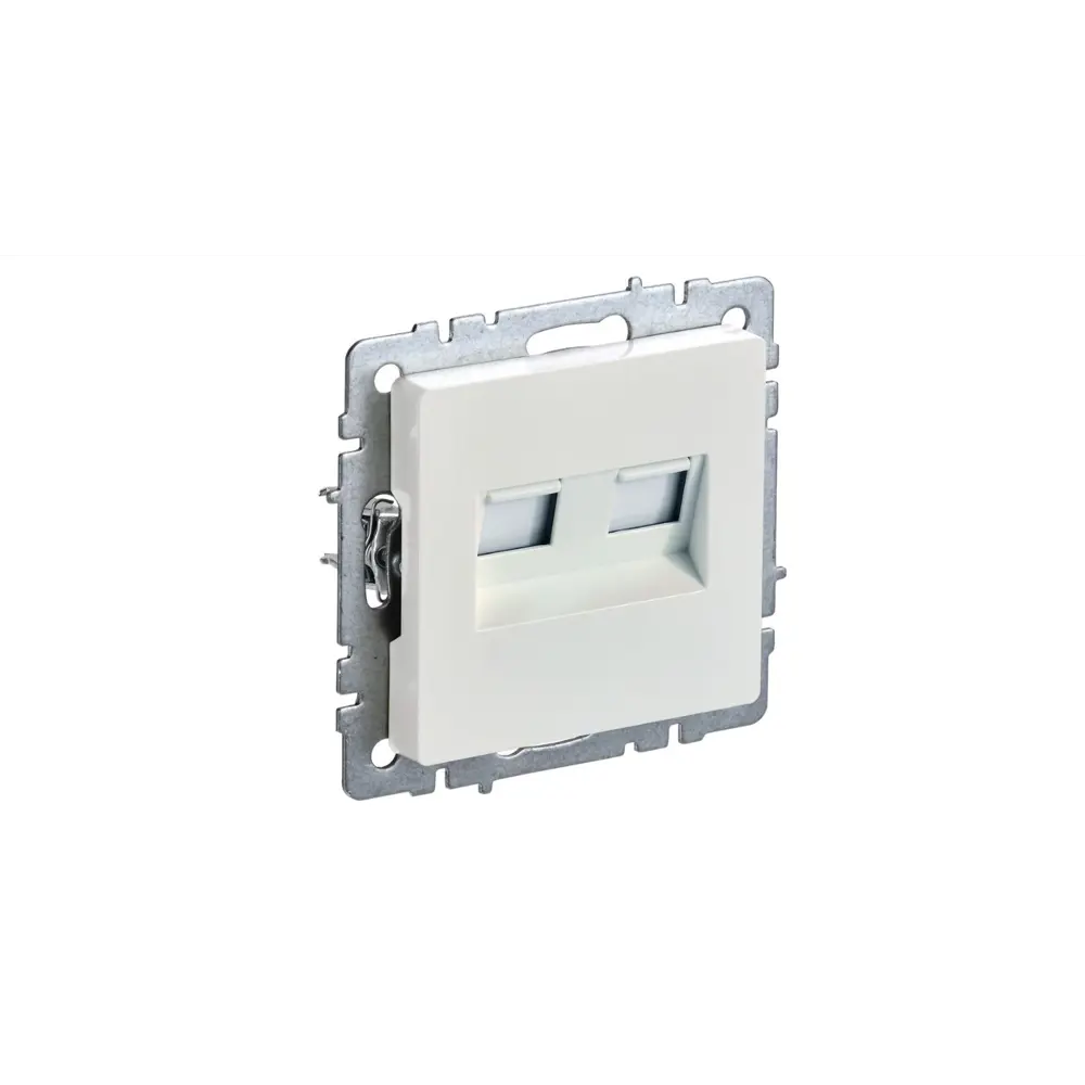 Фото Розетка компьютерная встраиваемая Iek Brite BR-K20-2-K36 RJ45 Cat 6 цвет жемчуг Фото Розетка компьютерная встраиваемая Iek Brite BR-K20-2-K36 RJ45 Cat 6 цвет жемчуг
