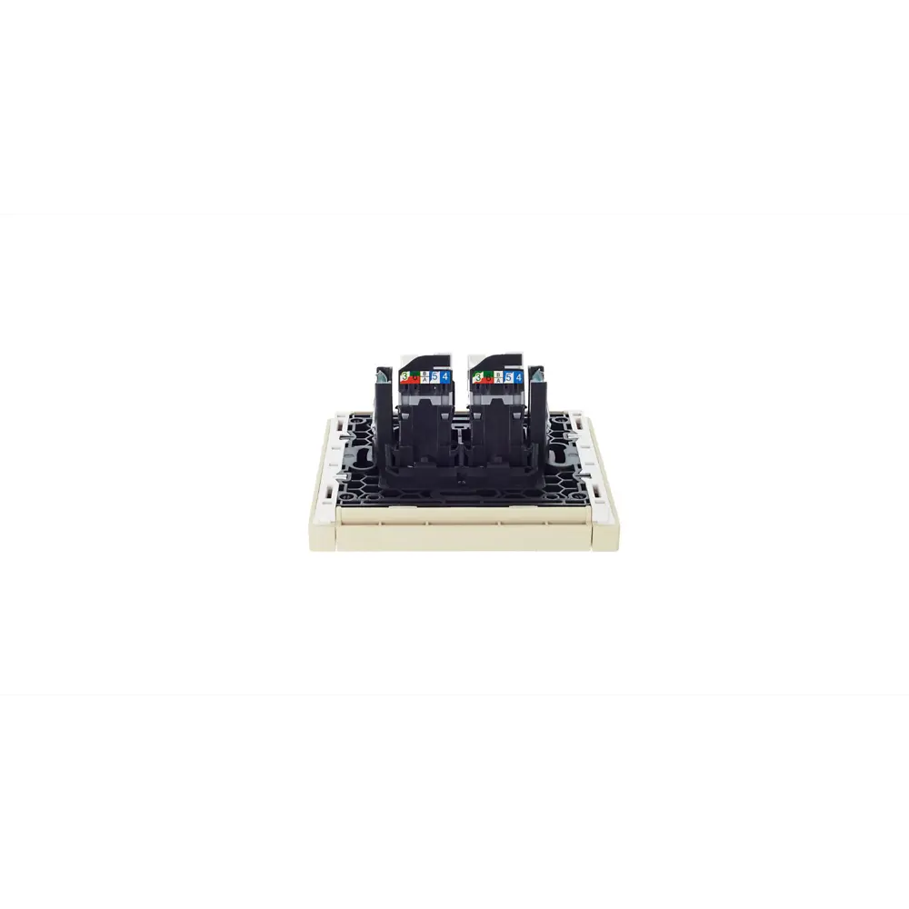 Фото 7 Розетка компьютерная двойная встраиваемая Iek Forte&Piano FP-K20-1-K10 RJ45 Cat 5E цвет ваниль Фото 7 Розетка компьютерная двойная встраиваемая Iek Forte&Piano FP-K20-1-K10 RJ45 Cat 5E цвет ваниль