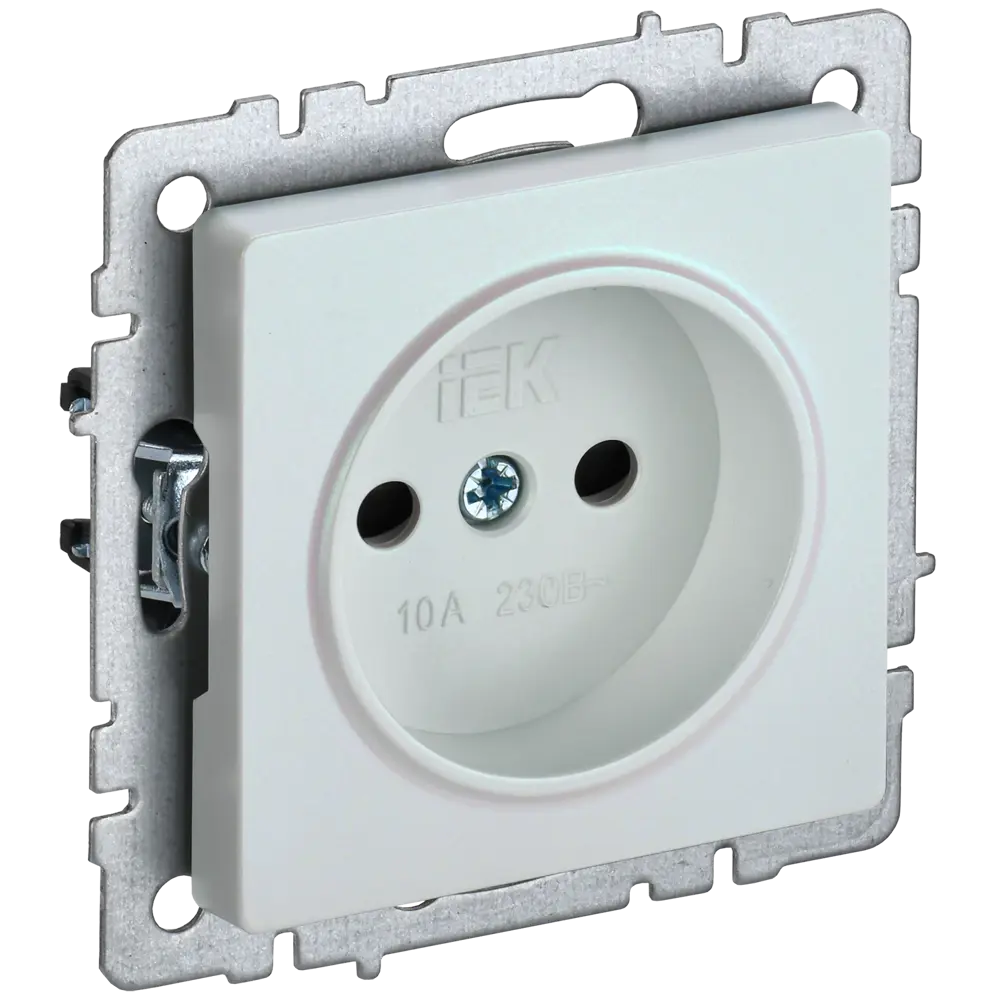 Фото 2 Розетка встраиваемая Iek Brite BR-R13-10-K36 со шторками цвет жемчуг Фото 2 Розетка встраиваемая Iek Brite BR-R13-10-K36 со шторками цвет жемчуг