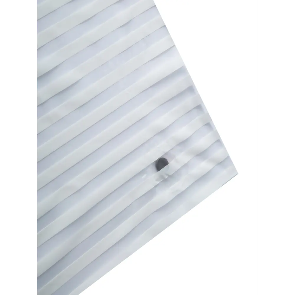 Фото 6 Шторка для ванной комнаты ЕВРОГАРАНТ 4610116227350 180x180см цвет белый