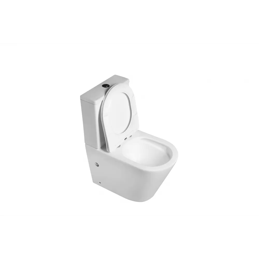 Фото 2 Унитаз-компакт SantiLine SL-5014 горизонтальный выпуск, микролифт цвет белый Фото 2 Унитаз-компакт SantiLine SL-5014 горизонтальный выпуск, микролифт цвет белый