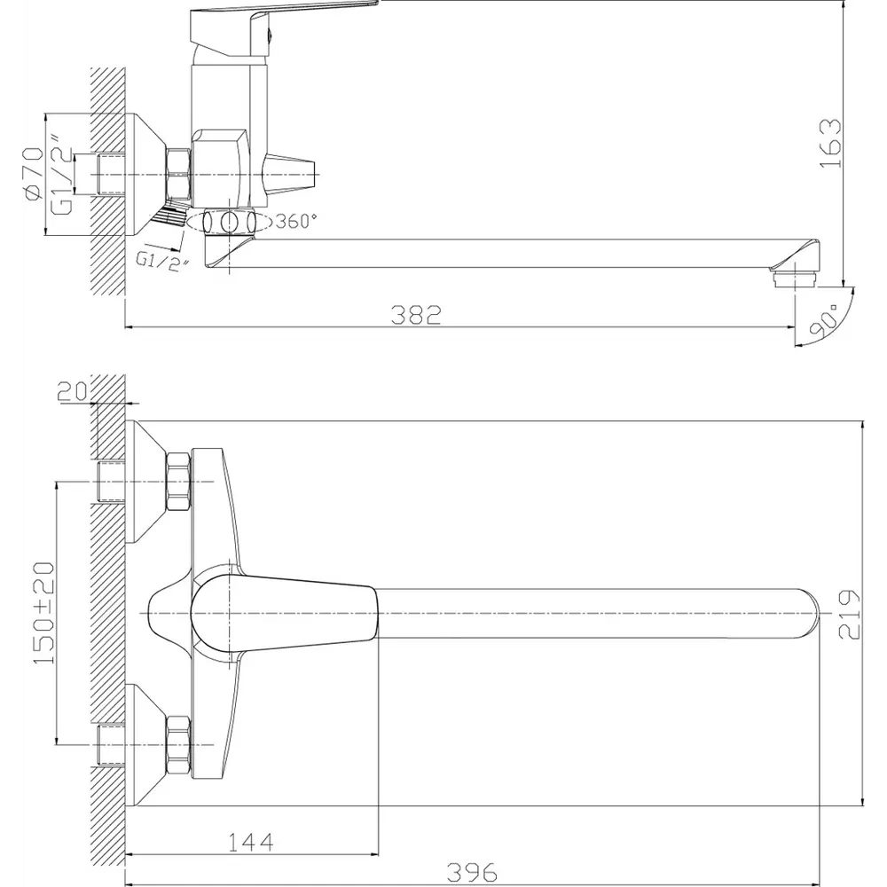 Фото 5 Смеситель для ванны Rossinka Silvermix S35-33 526381 Фото 5 Смеситель для ванны Rossinka Silvermix S35-33 526381
