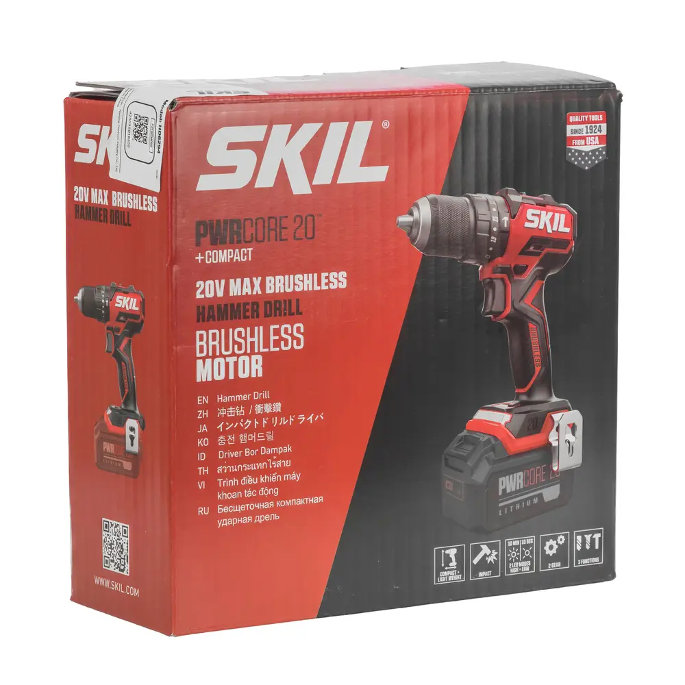 Фото 10 Дрель-шуруповерт аккумуляторная ударная бесщеточная Skil HD6294, 20 В Li-Ion без АКБ и ЗУ Фото 10 Дрель-шуруповерт аккумуляторная ударная бесщеточная Skil HD6294, 20 В Li-Ion без АКБ и ЗУ
