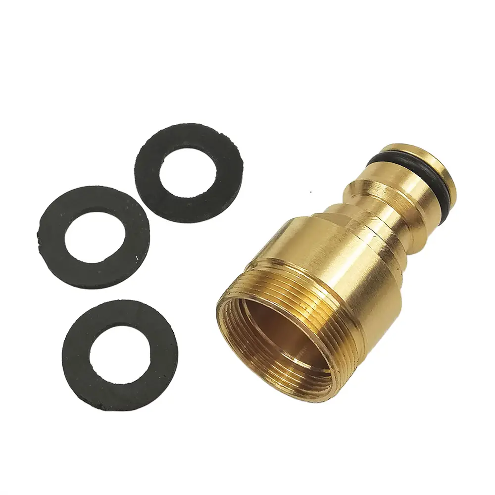 Фото 6 Переходник быстросъёмный для смесителя под аэратор BOUTTE М24 НР - М22 ВР латунный