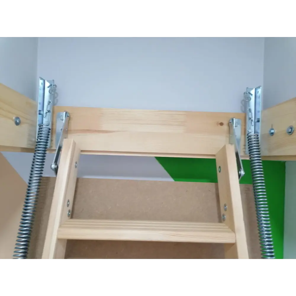 Фото 4 Лестница чердачная деревянная Optistep Olc 60x120см 2.8м Фото 4 Лестница чердачная деревянная Optistep Olc 60x120см 2.8м