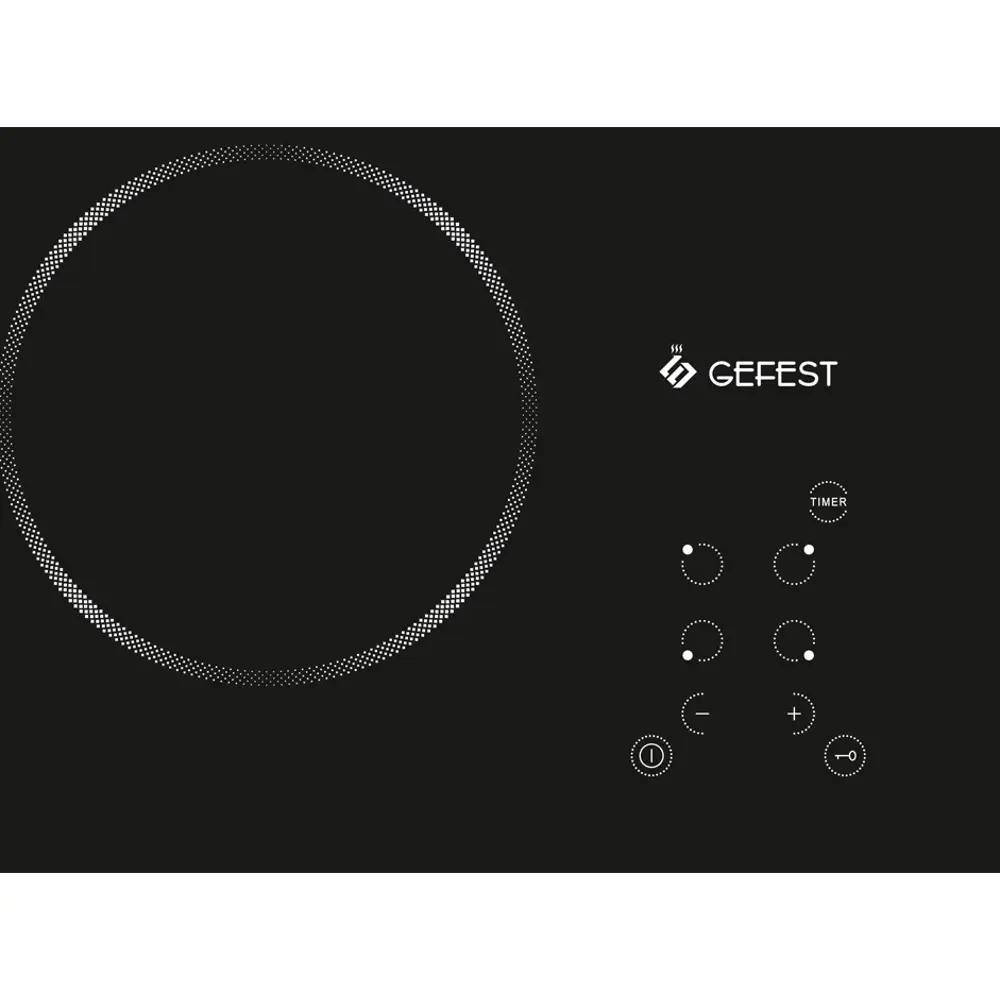 Фото 4 Электрическая варочная панель Gefest ЭС В СН 4231 К11 59.5 см 4 конфорки цвет черный