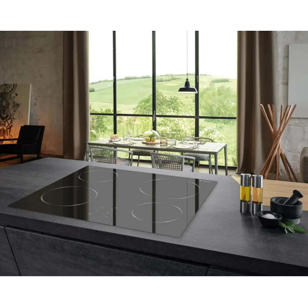 Фото 3 Электрическая варочная панель Gefest ПВЭ 4233 К11 59.5 см 4 конфорки цвет черный