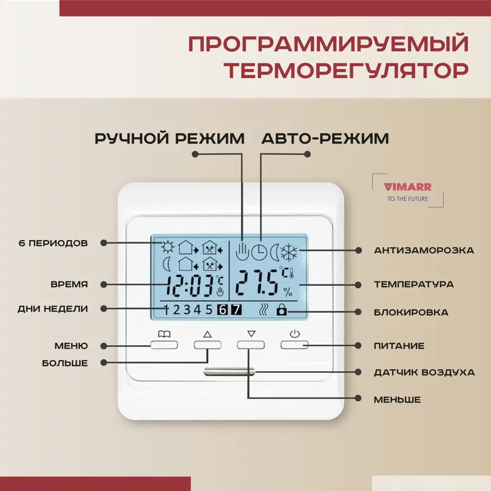 Фото 2 Нагревательный кабель Vimarr 6 м² 1170 Вт 541L1200KS65-220B-M1-11 Фото 2 Нагревательный кабель Vimarr 6 м² 1170 Вт 541L1200KS65-220B-M1-11