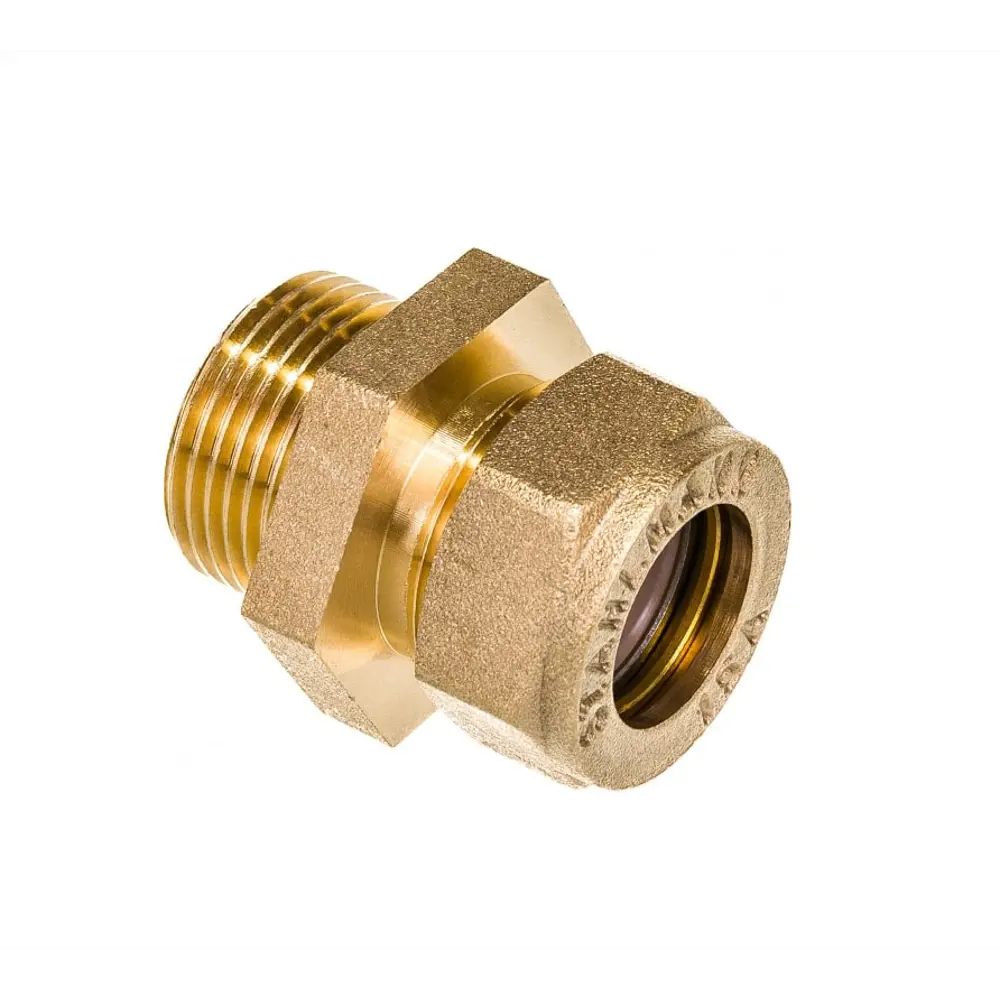 Фото 2 Муфта комбинированная Stahlmann 3/4"x15 мм НР латунь 2 шт Фото 2 Муфта комбинированная Stahlmann 3/4"x15 мм НР латунь 2 шт