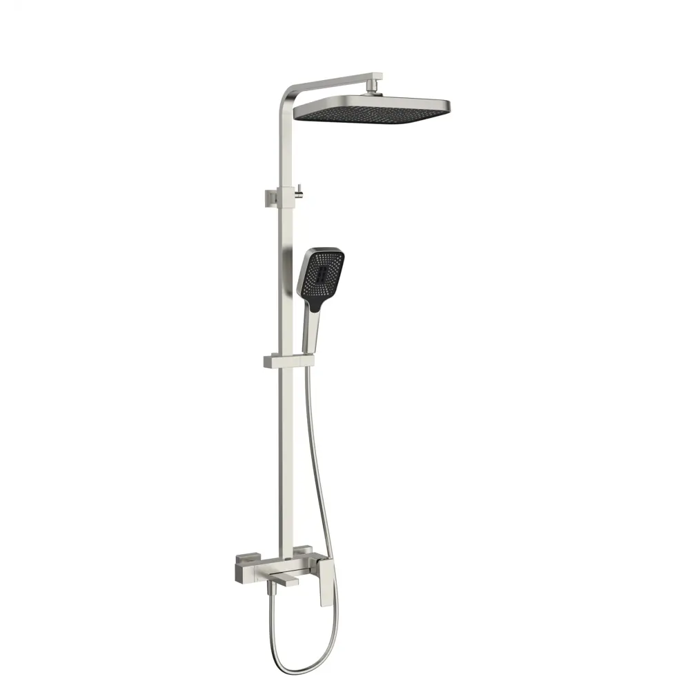 Фото 2 Душевая система Vincea VSFS-4C12BN 1 режимная цвет брашированный никель