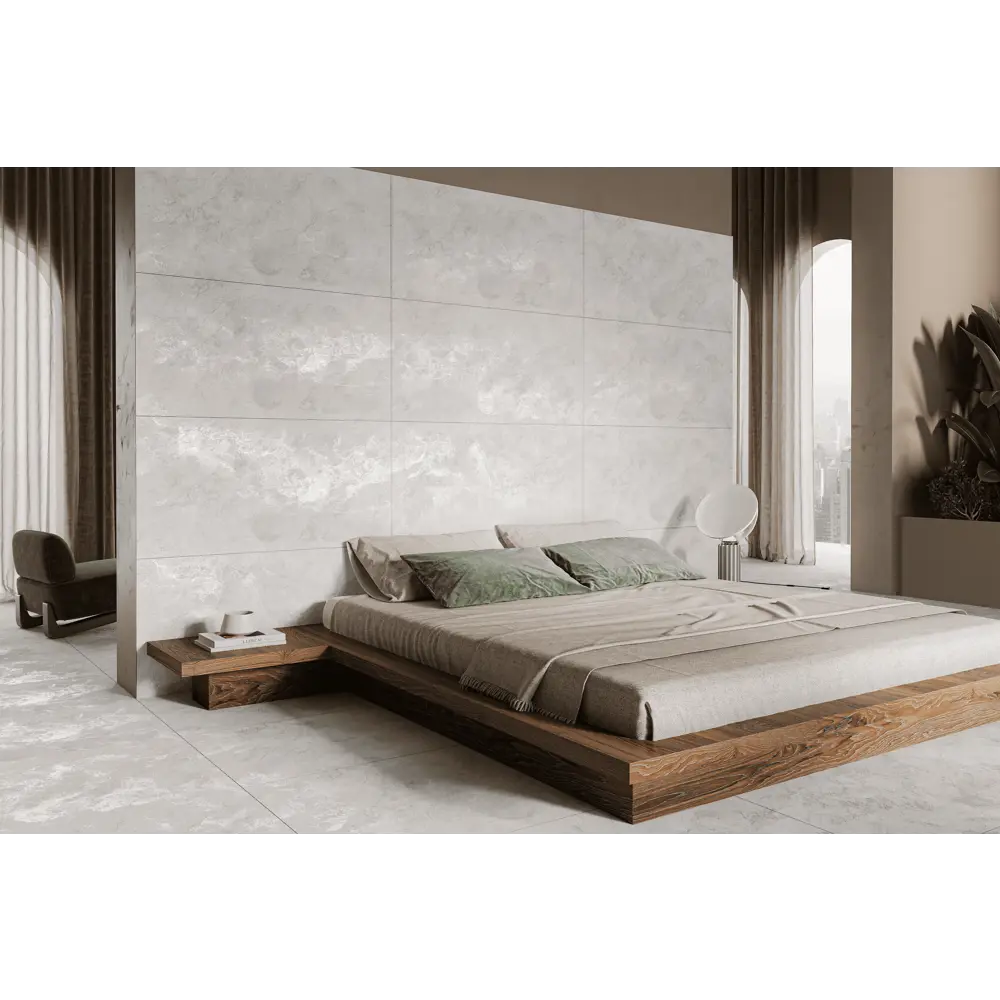 Фото Керамогранит Kerald Aster Bianco punch + Carving 60-120 60x120см цвет светло-серый с карвинг-эффектом Фото Керамогранит Kerald Aster Bianco punch + Carving 60-120 60x120см цвет светло-серый с карвинг-эффектом