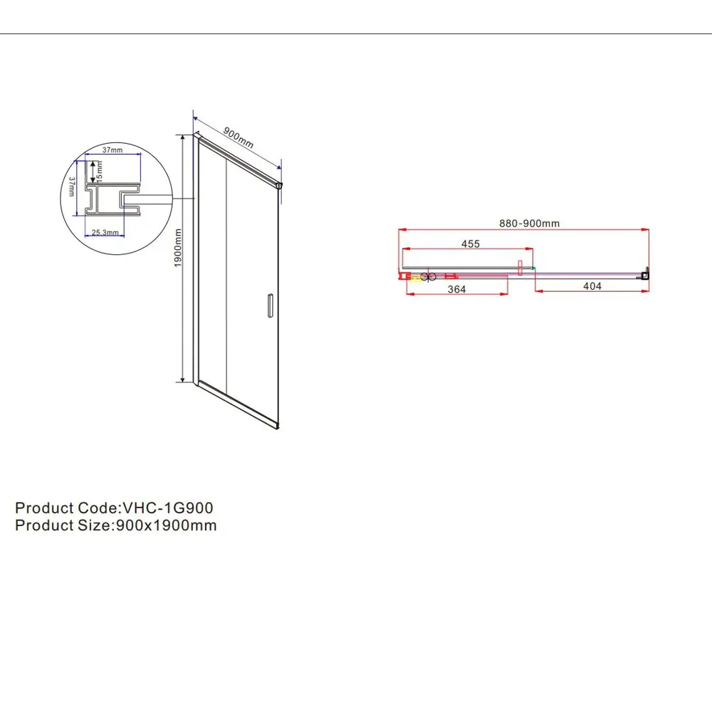 Фото 5 Душевой уголок Vincea Garda VSR-1SS9012CLBN прямой 90x120см серый профиль эффект стекла прозрачное закаленное стекло Фото 5 Душевой уголок Vincea Garda VSR-1SS9012CLBN прямой 90x120см серый профиль эффект стекла прозрачное закаленное стекло
