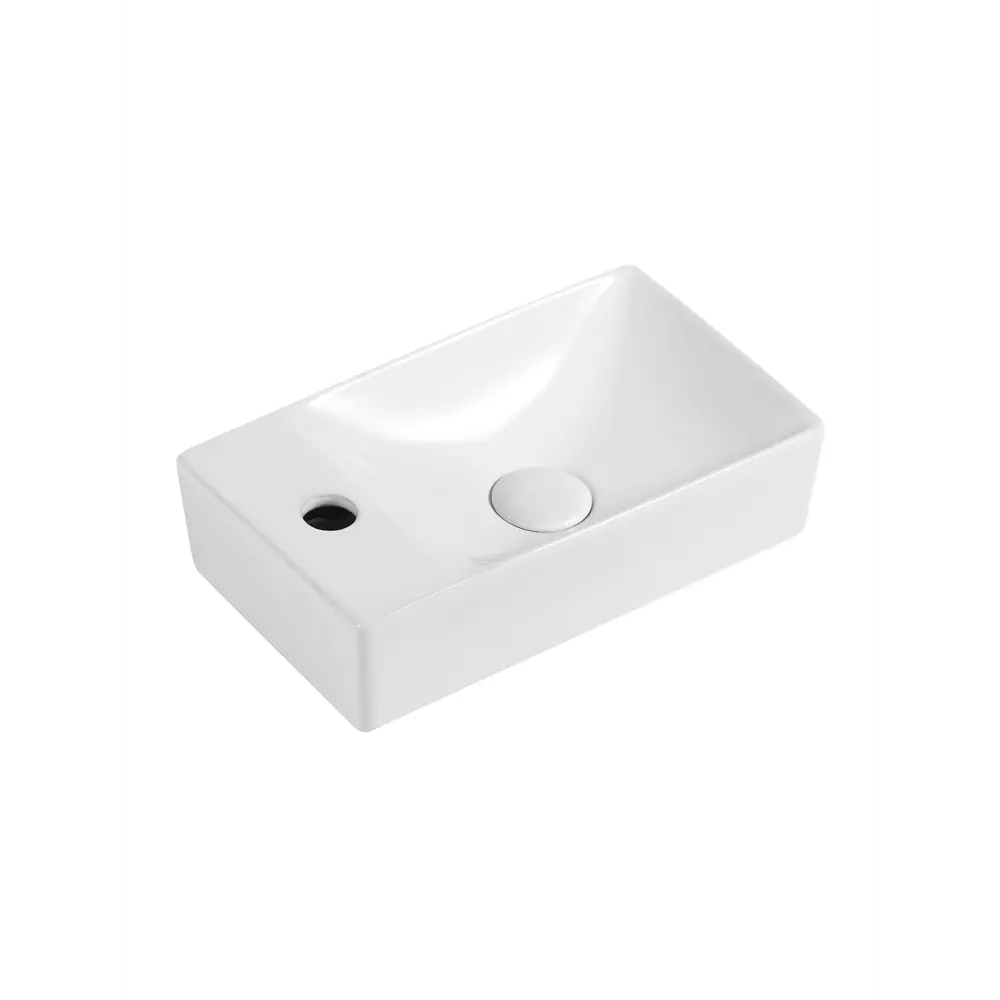 Фото 4 Раковина подвесная Agger ash ASH131375R 37.5см цвет белый глянец Фото 4 Раковина подвесная Agger ash ASH131375R 37.5см цвет белый глянец