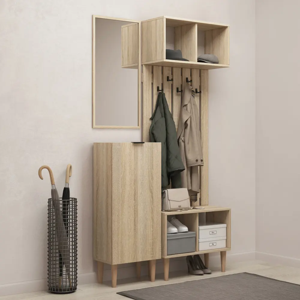 Фото 3 Тумба Monofix 45x108x27 см ЛДСП цвет дуб сонома Фото 3 Тумба Monofix 45x108x27 см ЛДСП цвет дуб сонома