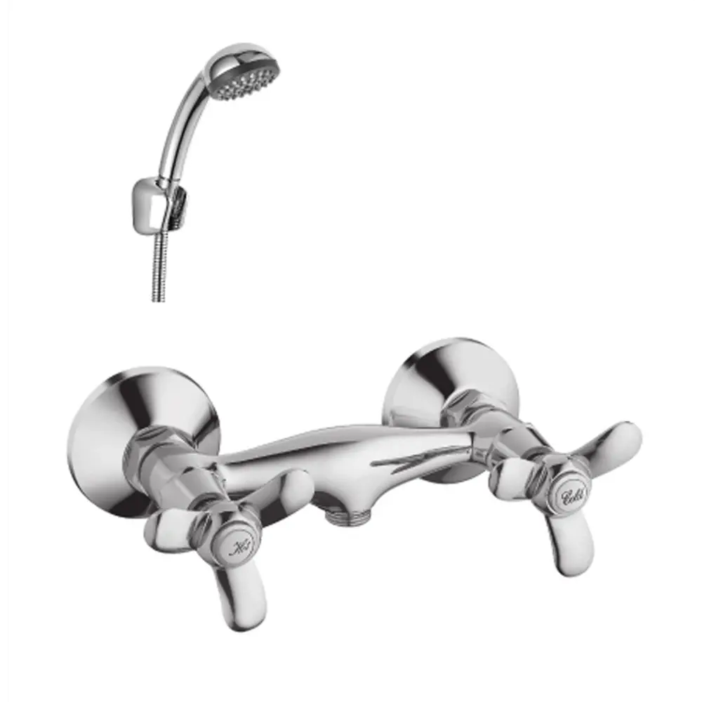 Фото Смеситель для душа Rossinka Q02-41 двухвентильный цвет хром Фото Смеситель для душа Rossinka Q02-41 двухвентильный цвет хром