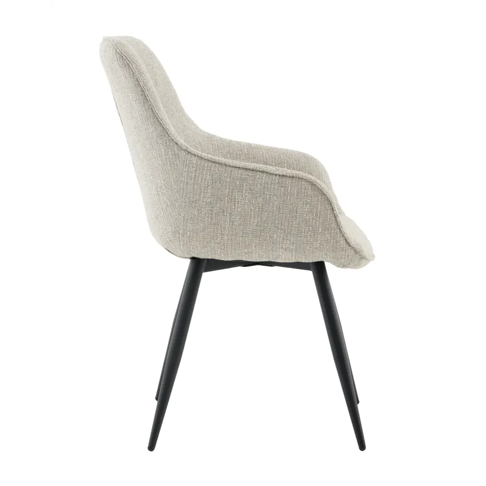 Фото 5 Стул кухонный Stool group Eliana 41x75x58 см шенилл цвет серый