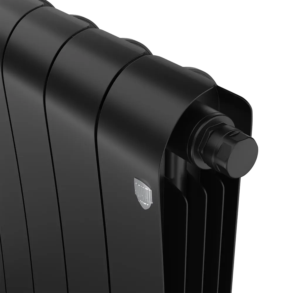 Фото 3 Радиатор секционный Royal Thermo Infinity NS VR80 500/90 6 секций нижнее подключение биметалл черный