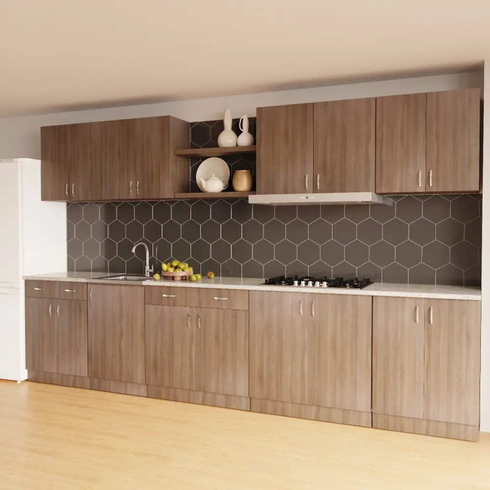 Фото 4 Мебель для кухни No name 535090 80x82x43.6 см ЛДСП цвет коричневый