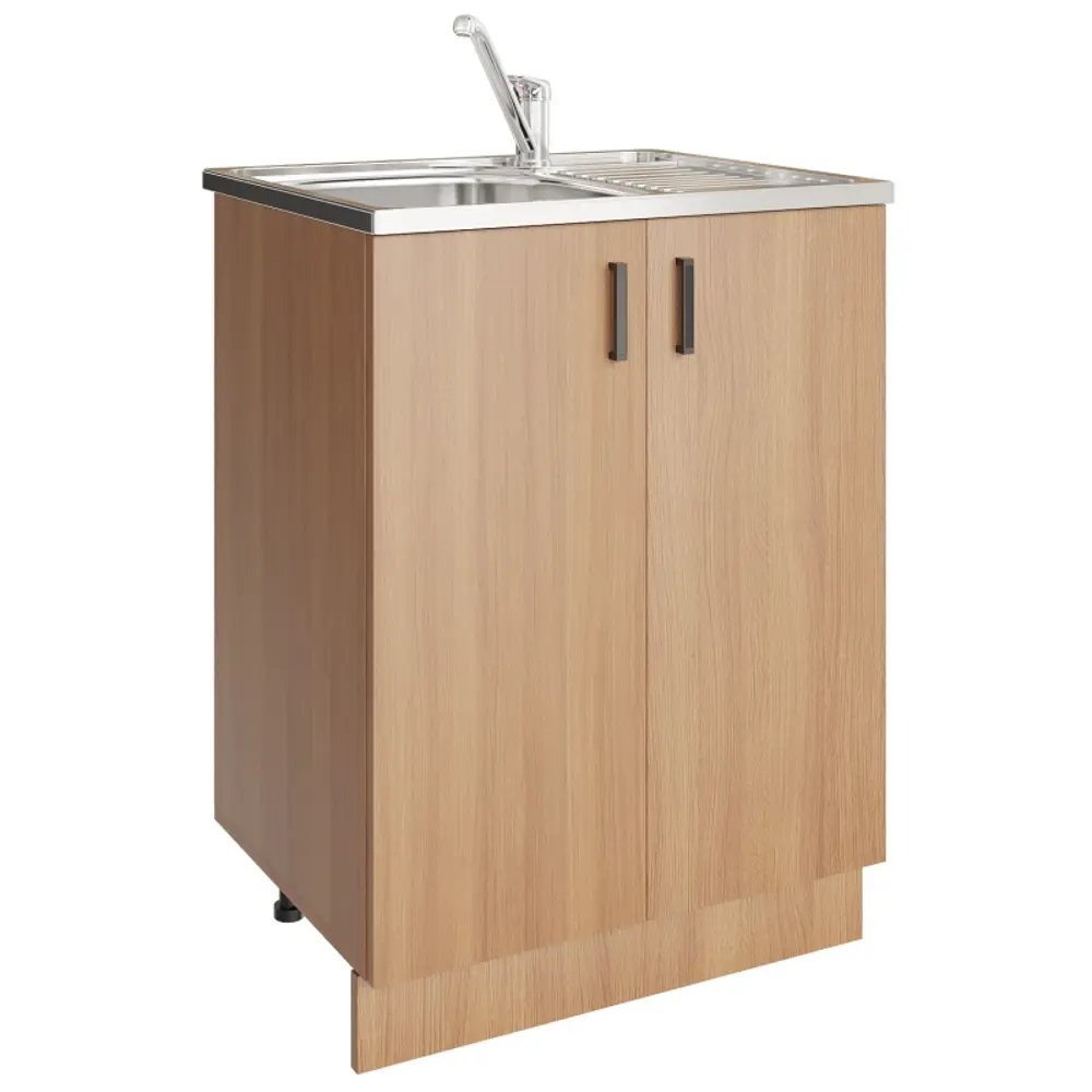 Фото Мебель для кухни No name 504063 60x82x43.6 см ЛДСП цвет дуб Фото Мебель для кухни No name 504063 60x82x43.6 см ЛДСП цвет дуб