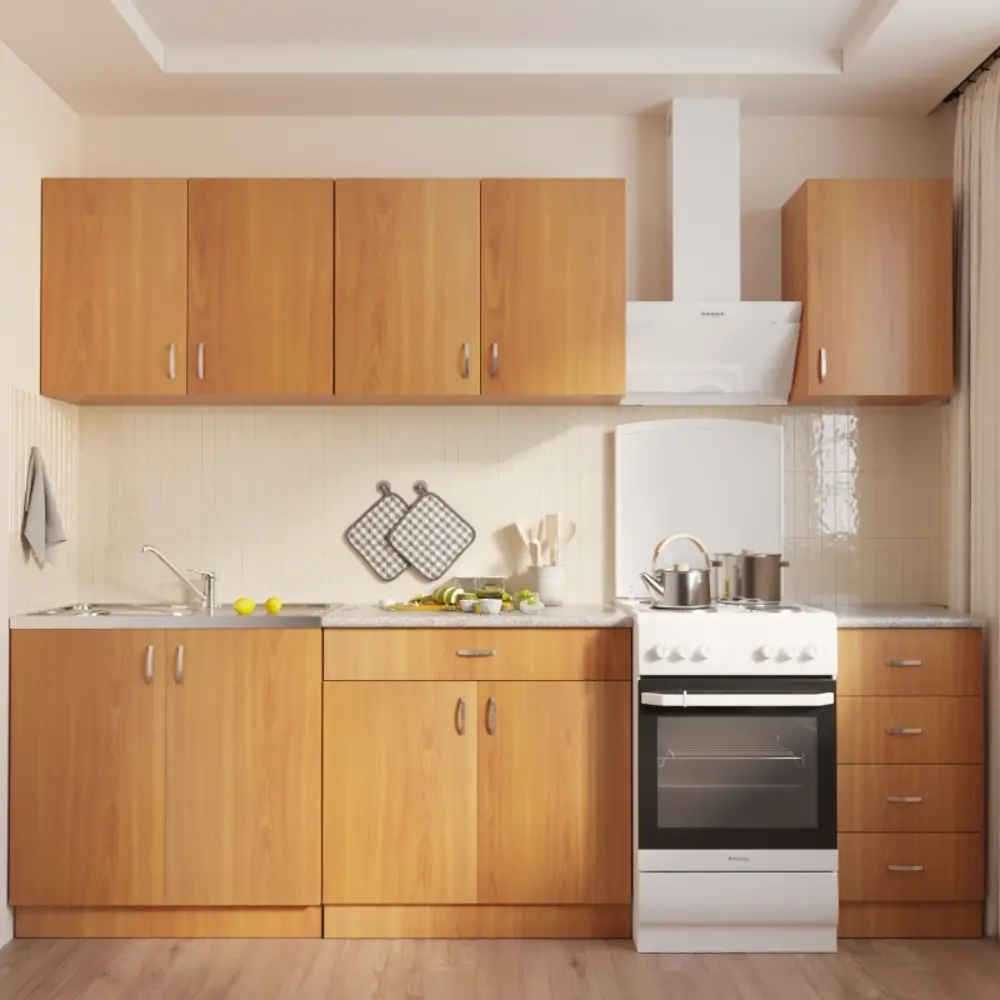 Фото 3 Мебель для кухни No name 504062 60x82x43.6 см ЛДСП цвет бежевый Фото 3 Мебель для кухни No name 504062 60x82x43.6 см ЛДСП цвет бежевый