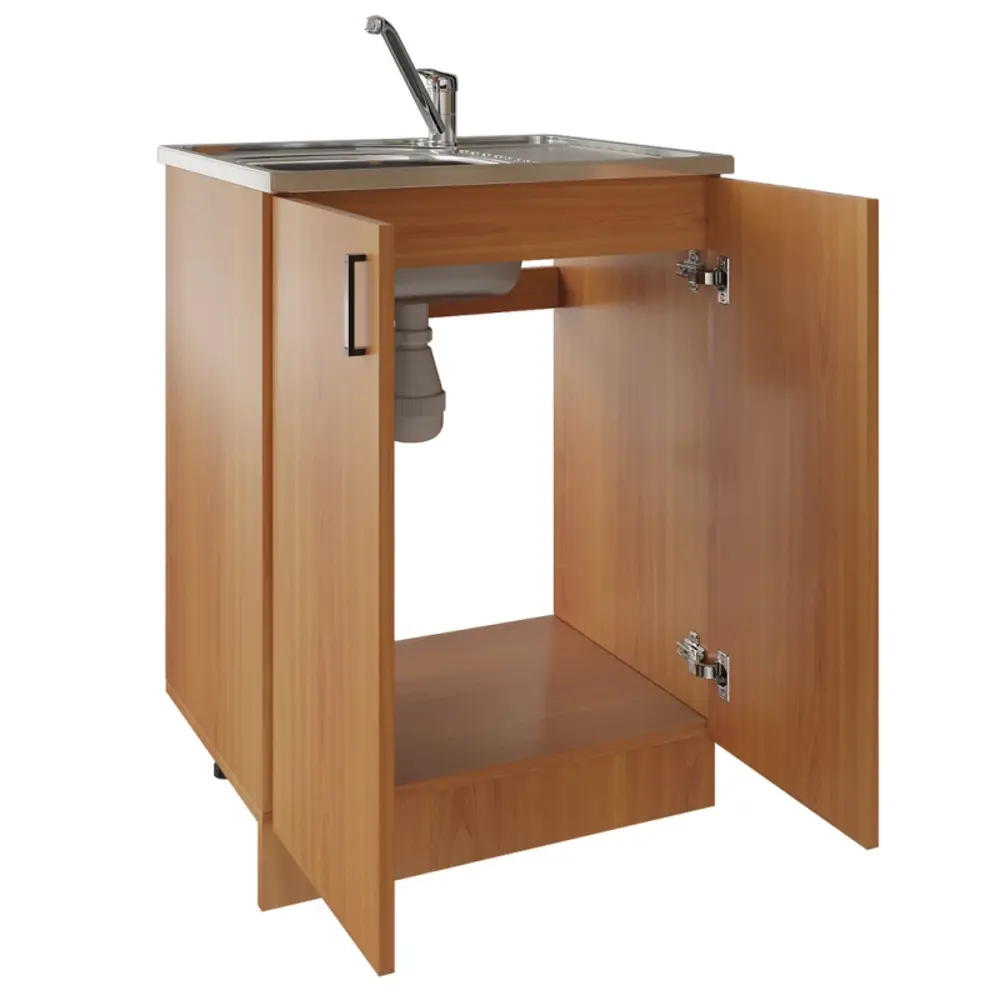 Фото 4 Мебель для кухни No name 504062 60x82x43.6 см ЛДСП цвет бежевый Фото 4 Мебель для кухни No name 504062 60x82x43.6 см ЛДСП цвет бежевый