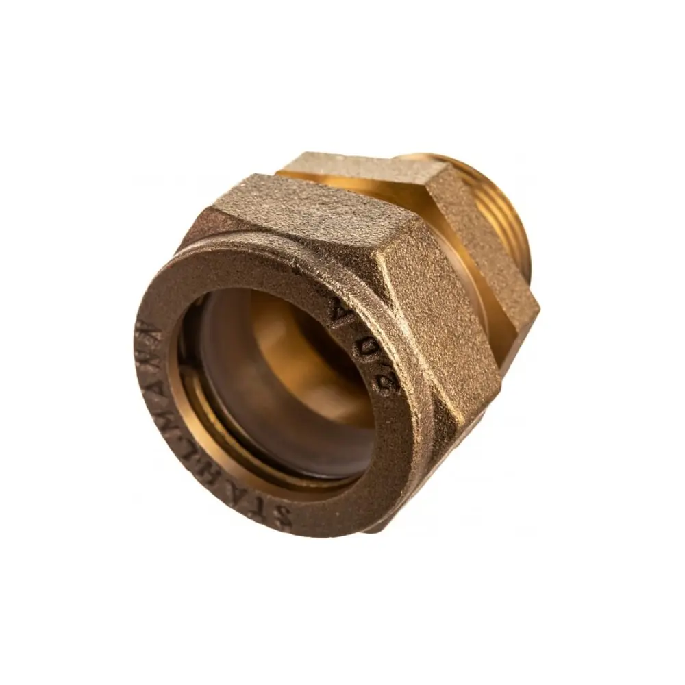 Фото 3 Муфта комбинированная Stahlmann 3/4"x20 мм НР латунь 3 шт 2217170_3 Фото 3 Муфта комбинированная Stahlmann 3/4"x20 мм НР латунь 3 шт 2217170_3