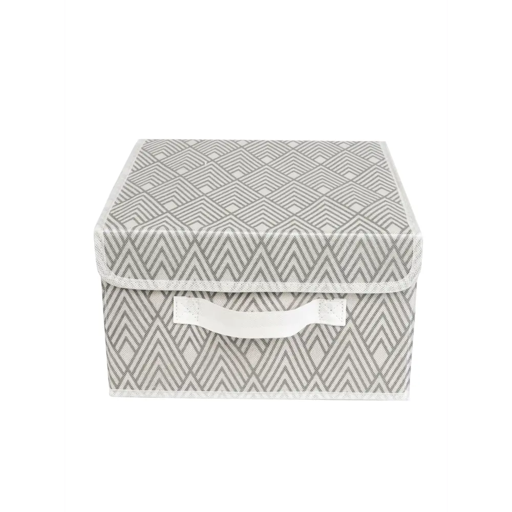 Фото 3 Органайзер для хранения Еврогарант Geometry складной 28x16x30 см нетканый цвет серый Фото 3 Органайзер для хранения Еврогарант Geometry складной 28x16x30 см нетканый цвет серый