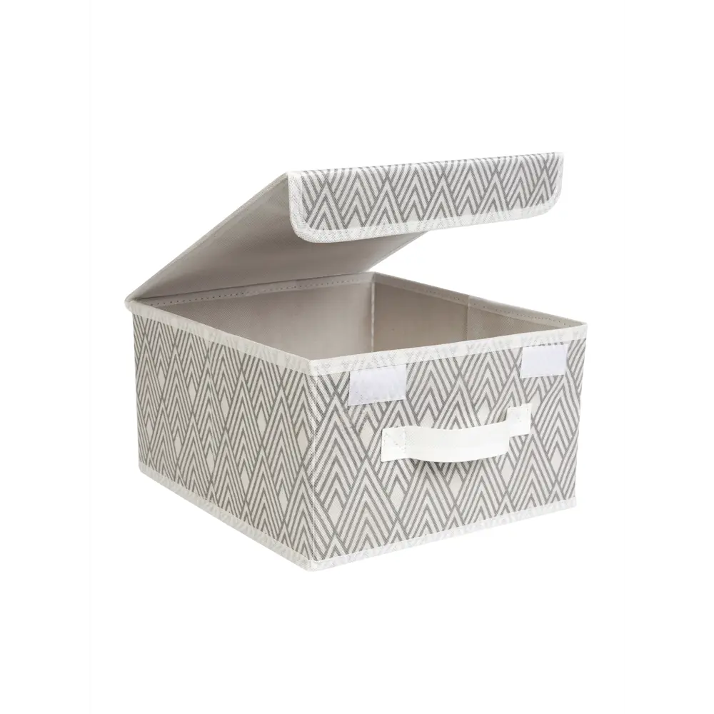 Фото 5 Органайзер для хранения Еврогарант Geometry складной 28x16x30 см нетканый цвет серый Фото 5 Органайзер для хранения Еврогарант Geometry складной 28x16x30 см нетканый цвет серый