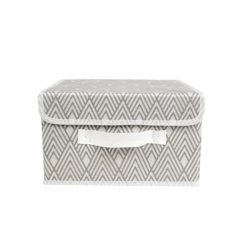 Фото 2 Органайзер для хранения Еврогарант Geometry складной 28x16x30 см нетканый цвет серый Фото 2 Органайзер для хранения Еврогарант Geometry складной 28x16x30 см нетканый цвет серый