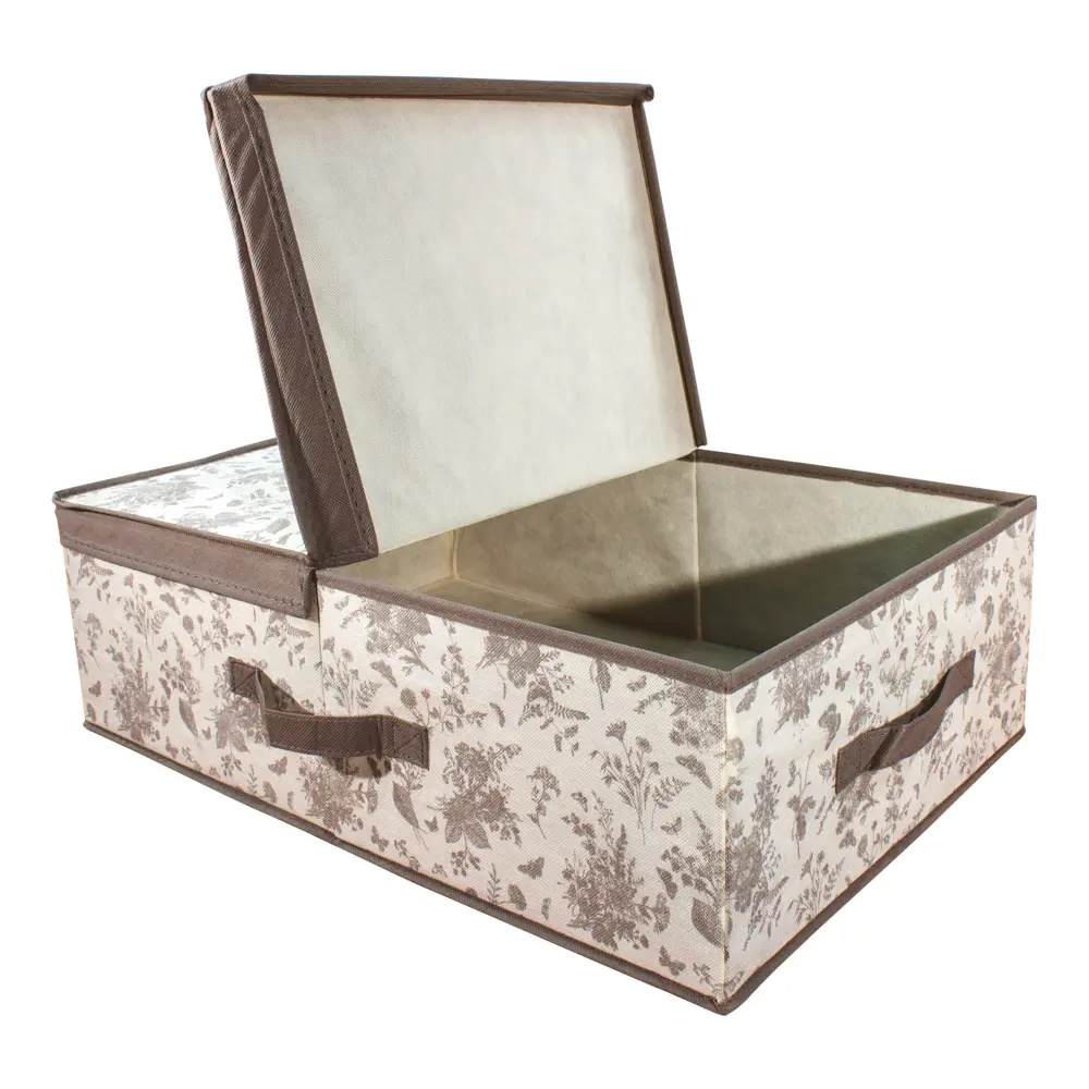 Фото 5 Органайзер для хранения Еврогарант Elegance складной 58x18x40 см нетканый цвет бежевый Фото 5 Органайзер для хранения Еврогарант Elegance складной 58x18x40 см нетканый цвет бежевый