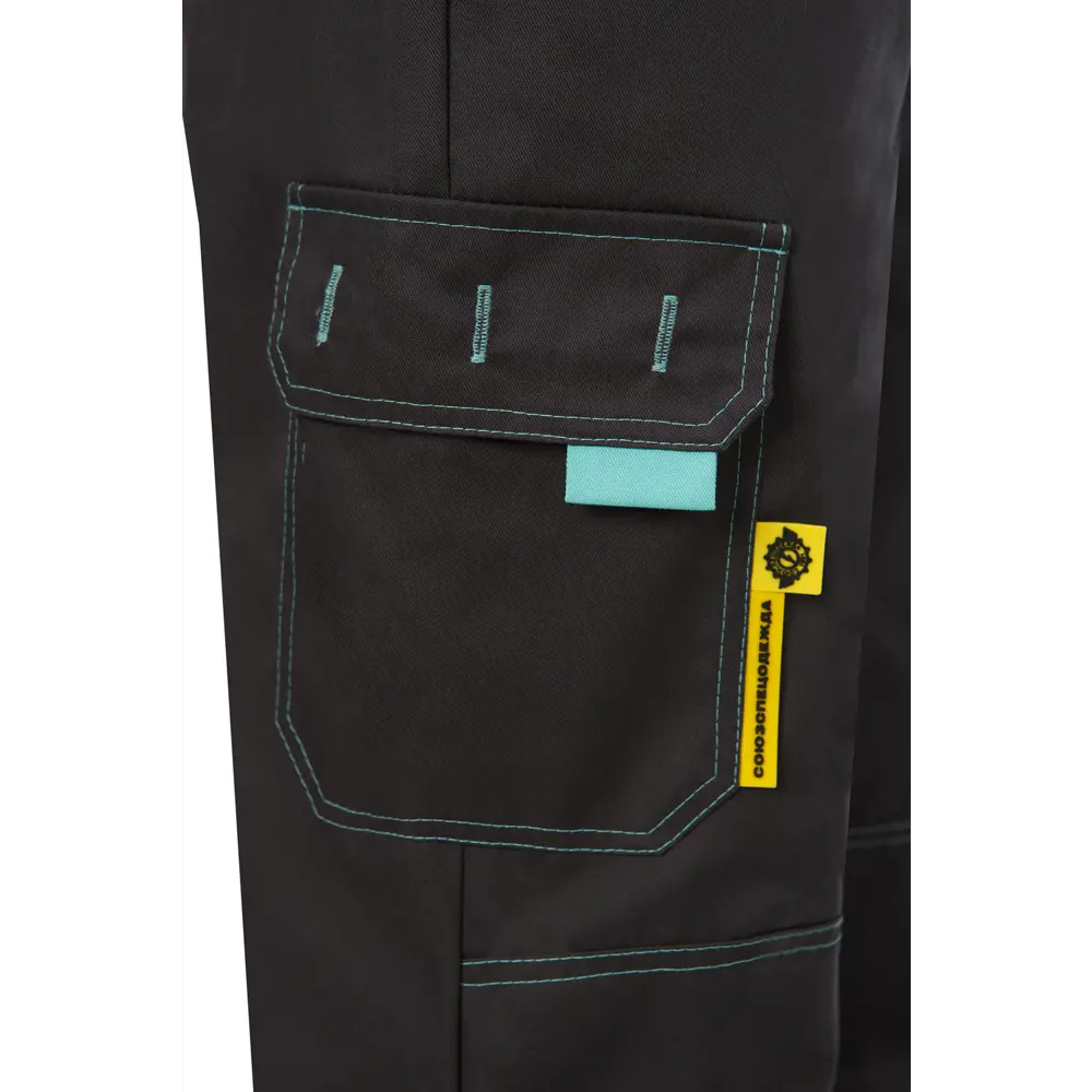 Фото 9 Костюм рабочий Союзспецодежда Стар цвет графит/мятный размер 60-62 рост 158-164 см Фото 9 Костюм рабочий Союзспецодежда Стар цвет графит/мятный размер 60-62 рост 158-164 см