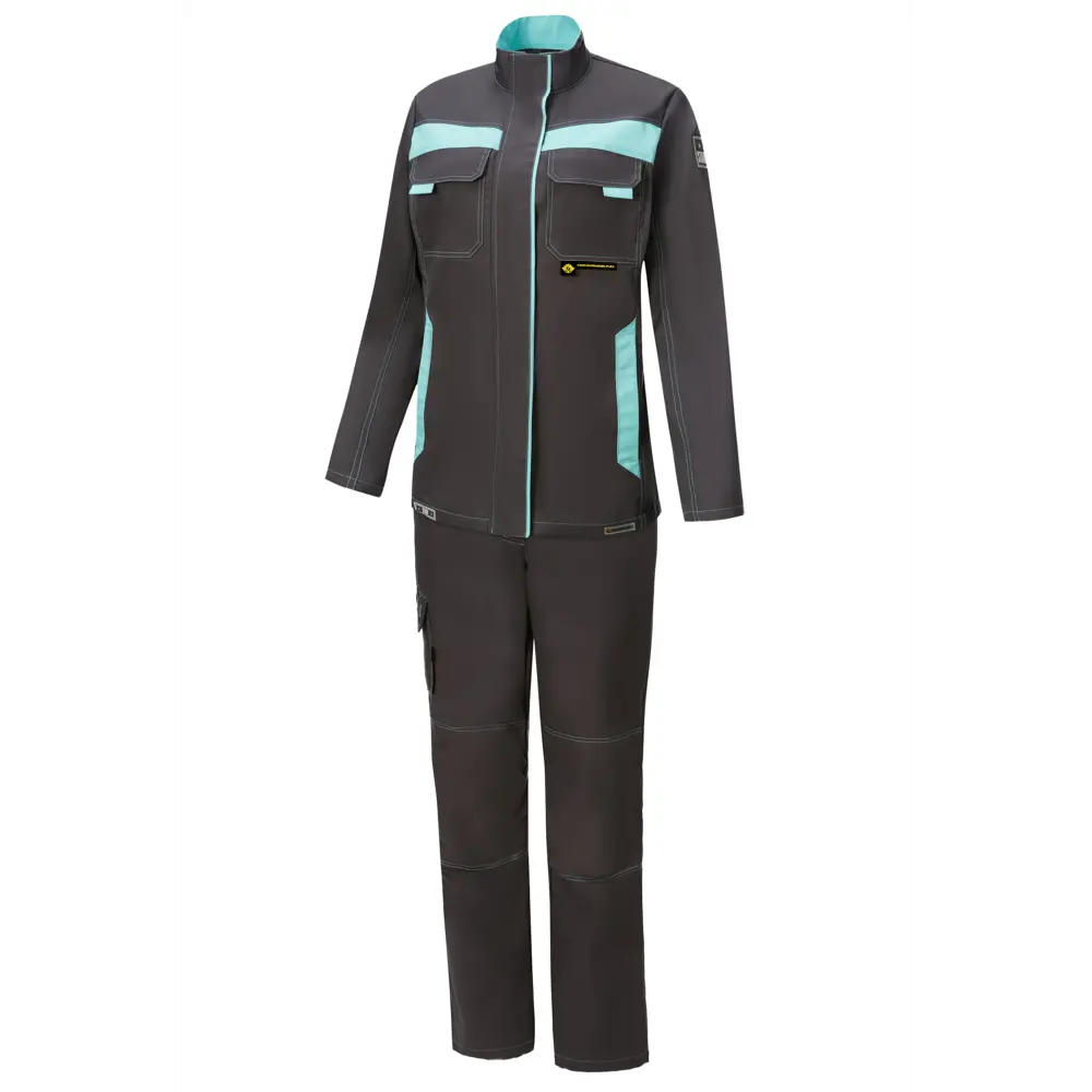 Фото Костюм рабочий Союзспецодежда Стар цвет графит/мятный размер 60-62 рост 170-176 см Фото Костюм рабочий Союзспецодежда Стар цвет графит/мятный размер 60-62 рост 170-176 см