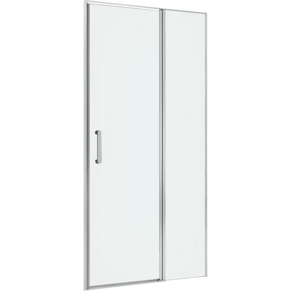 Фото 3 Душевая дверь Abber Sonnenstrand AG04100S, 100 см цвет профиля серебристый блеск стекло прозрачное