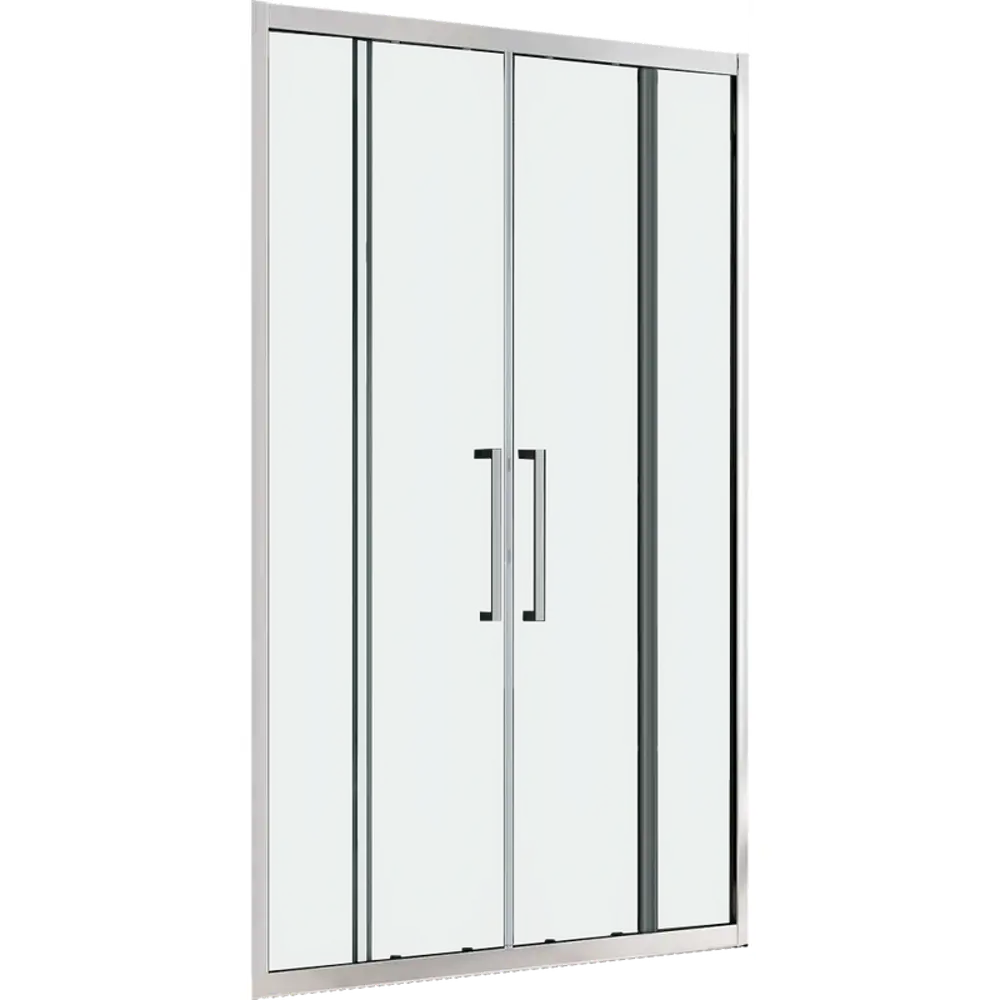 Фото 2 Душевая дверь Abber Schwarzer Diamant AG33140H, 140 см цвет профиля серебристый блеск стекло прозрачное