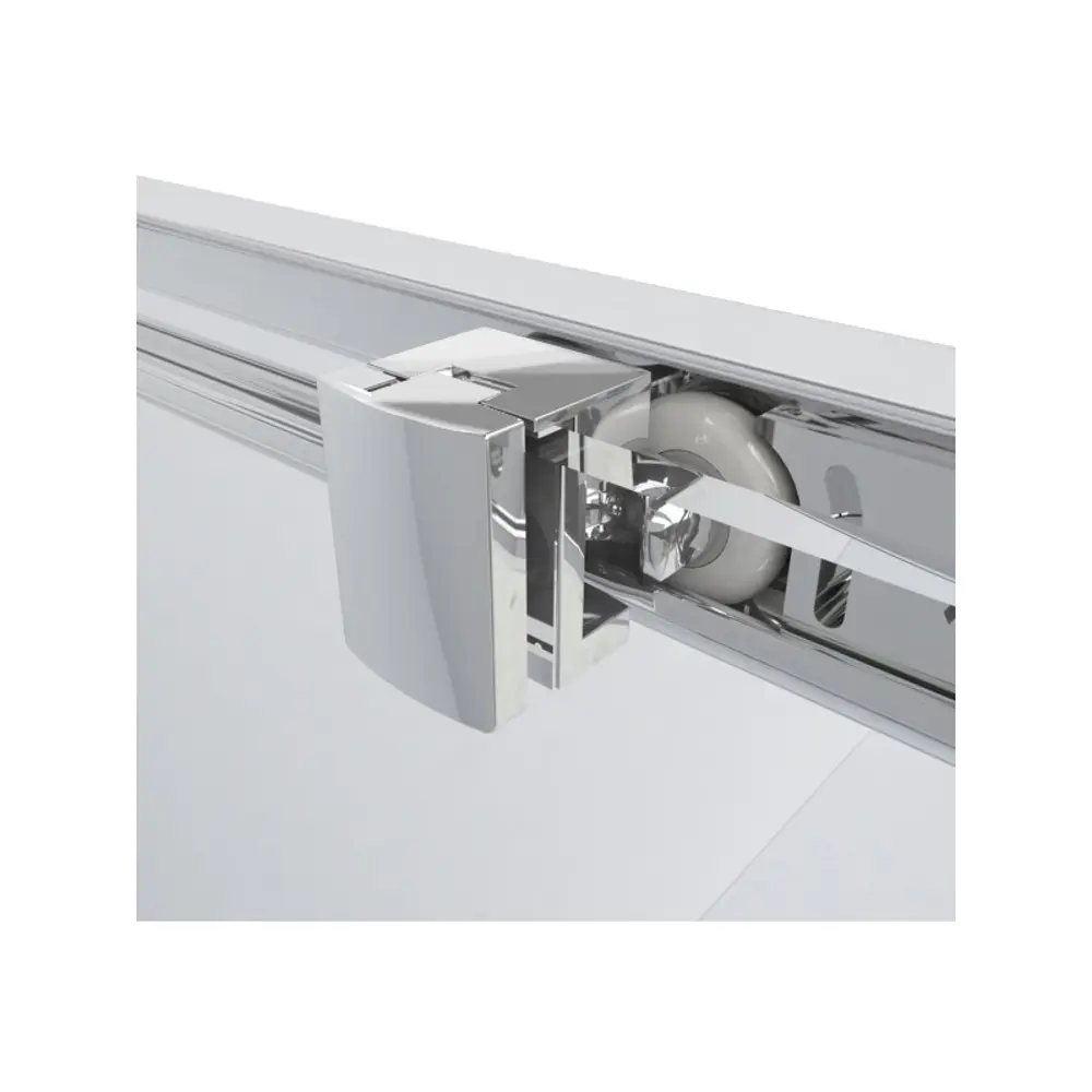 Фото 4 Душевая дверь Ambassador Forsa 17021120AX 140 см цвет профиля серебристый блеск стекло прозрачное