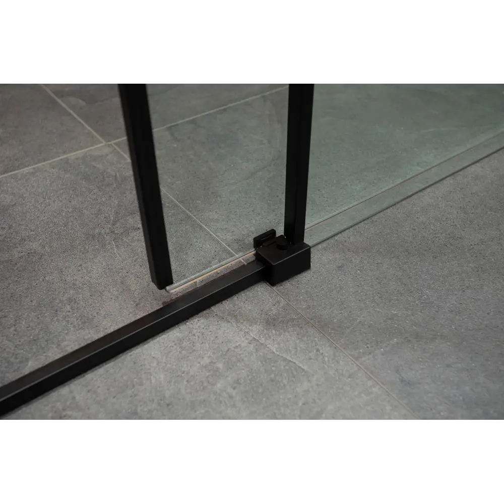 Фото 6 Душевая дверь Aquanet Pleasure AE60-N-120H200U-BT цвет профиля черный стекло прозрачное