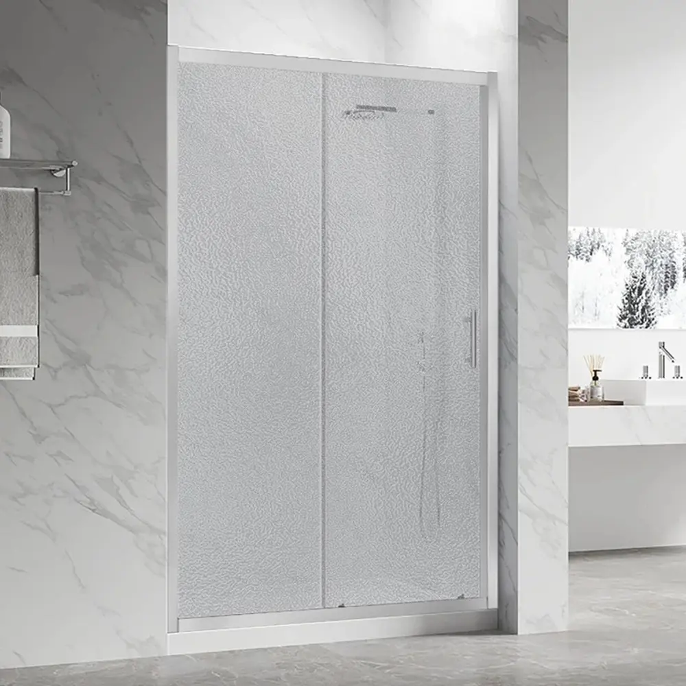 Фото Душевая дверь Veconi Vianno VN55-130-02-C8 цвет профиля серебристый блеск Фото Душевая дверь Veconi Vianno VN55-130-02-C8 цвет профиля серебристый блеск