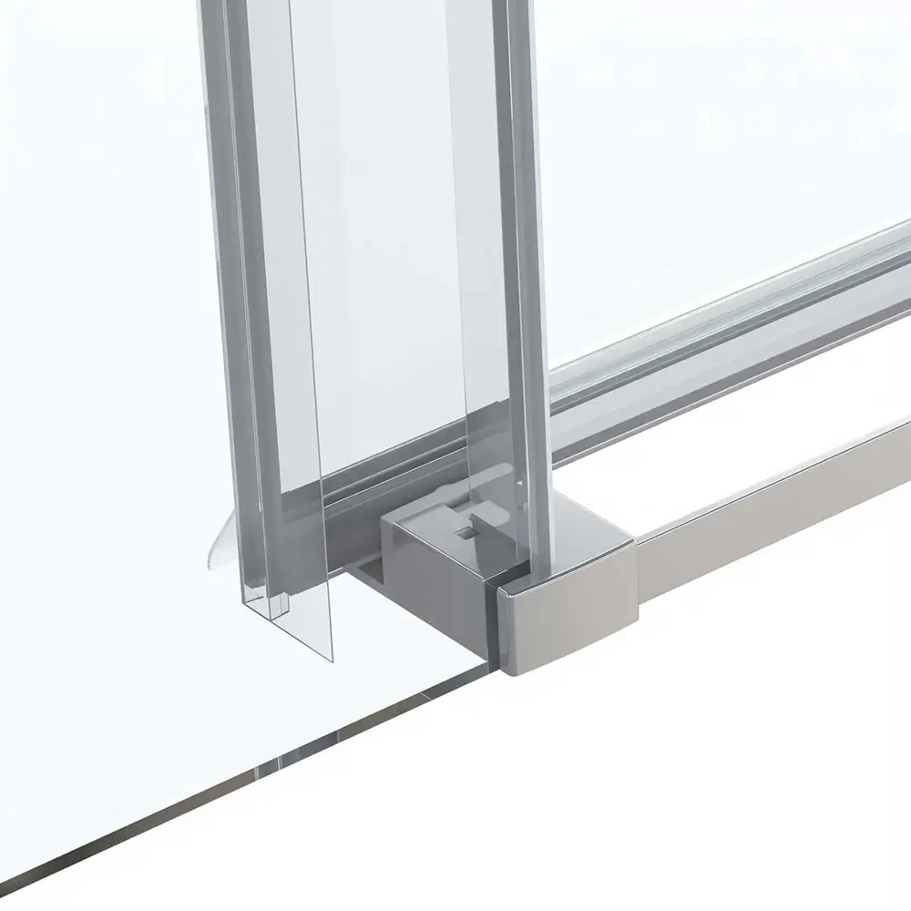 Фото 4 Душевая дверь Vincea Como Soft VDS-1CS140CL 140x195 цвет профиля серебристый блеск стекло прозрачное