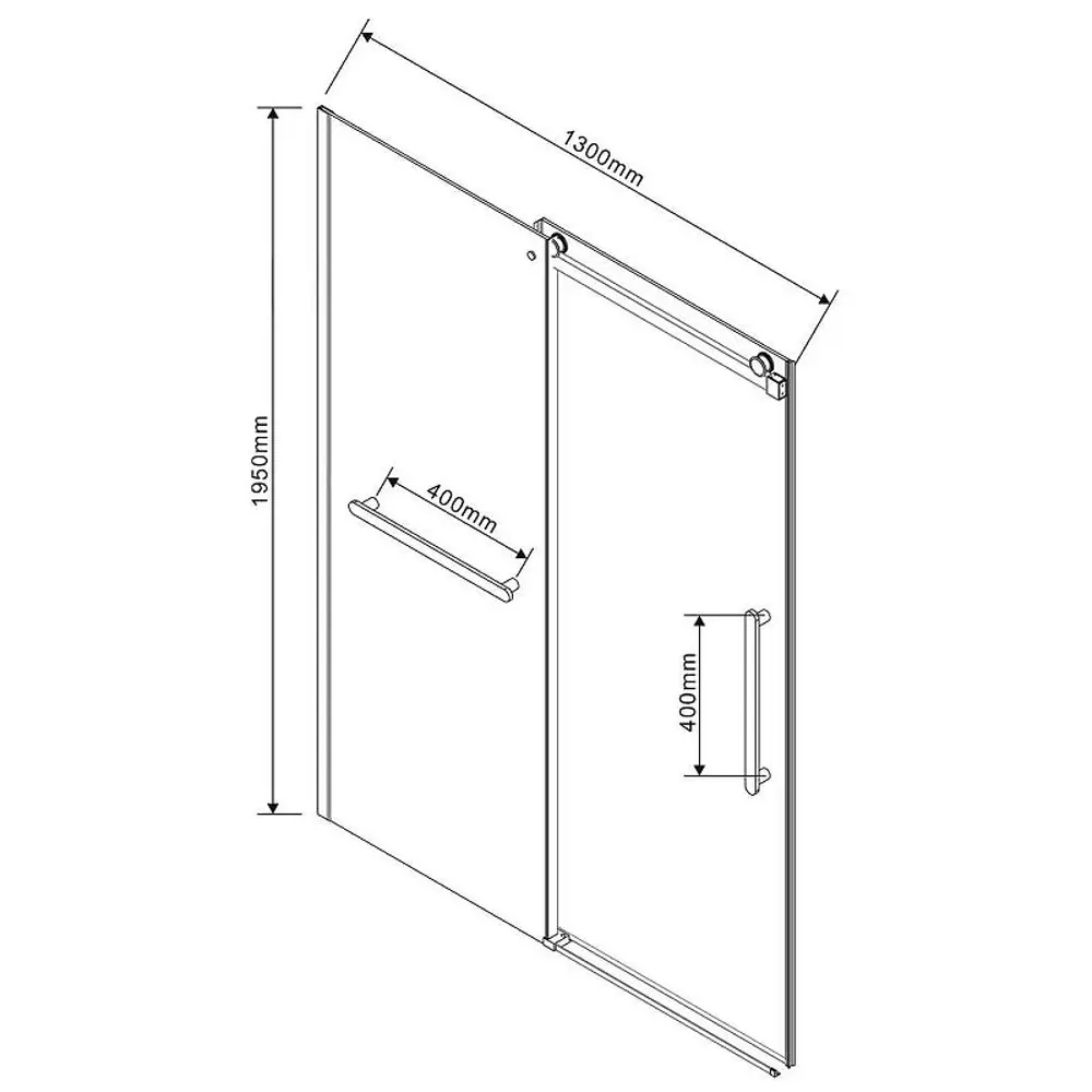 Фото 11 Душевая дверь Vincea Como Soft VDS-1CS130CLB 130x195 цвет профиля черный стекло прозрачное Фото 11 Душевая дверь Vincea Como Soft VDS-1CS130CLB 130x195 цвет профиля черный стекло прозрачное