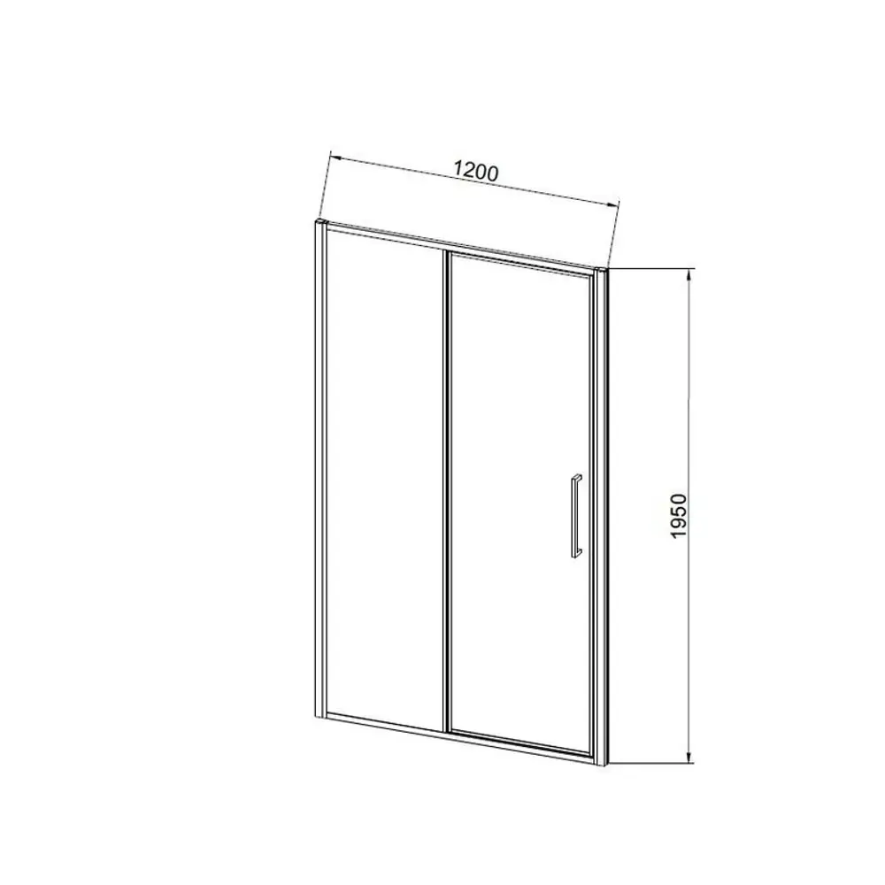 Фото 7 Душевая дверь Vincea Slim 8mm VDP-4SL120CLGM цвет профиля хромированный стекло прозрачное