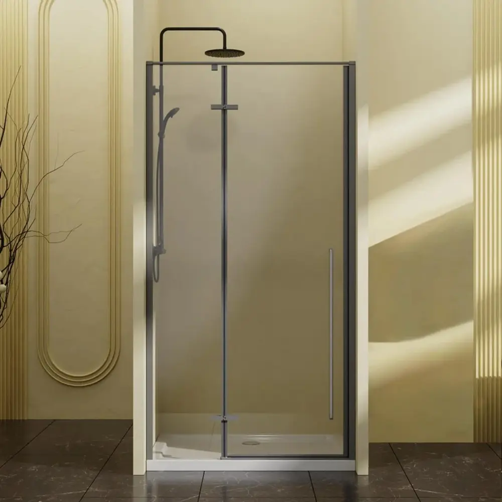 Фото 5 Душевая дверь Vincea Slim-N VDPH-5SN100CLGM 100 см цвет профиля хромированный стекло прозрачное Фото 5 Душевая дверь Vincea Slim-N VDPH-5SN100CLGM 100 см цвет профиля хромированный стекло прозрачное