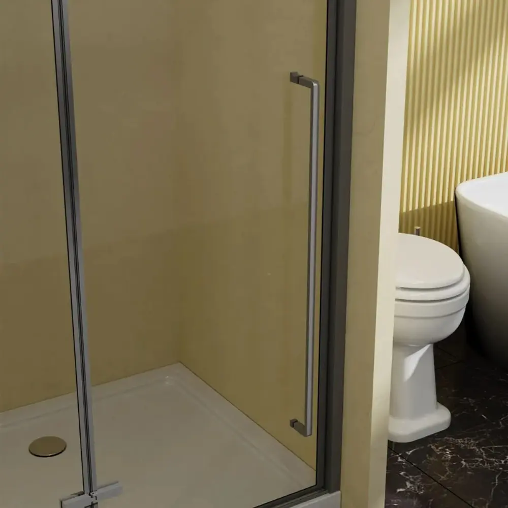 Фото 3 Душевая дверь Vincea Slim-N VDPH-5SN100CLGM 100 см цвет профиля хромированный стекло прозрачное Фото 3 Душевая дверь Vincea Slim-N VDPH-5SN100CLGM 100 см цвет профиля хромированный стекло прозрачное