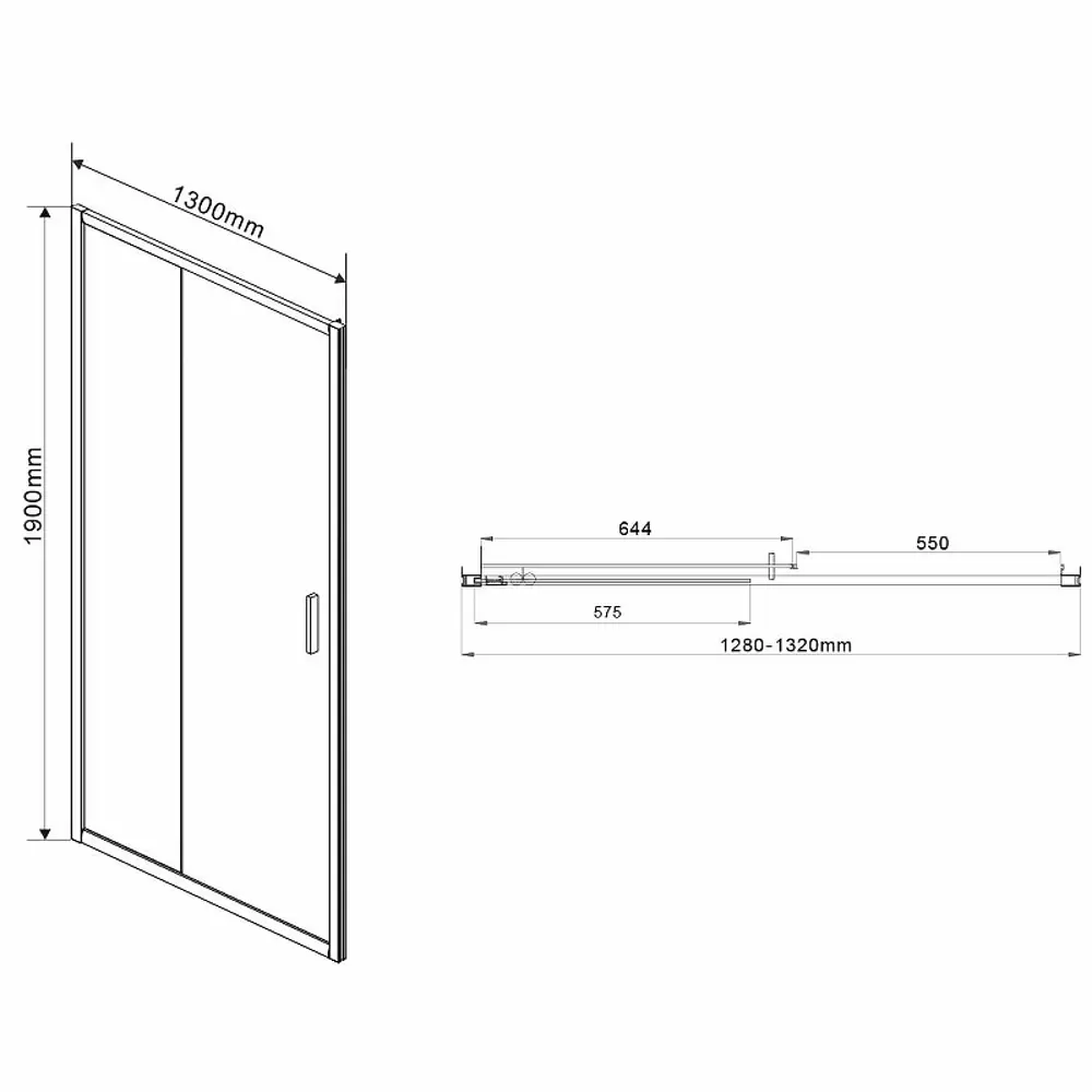 Фото 5 Душевая дверь Vincea Garda VDS-1G130CLGM 130x190 цвет профиля серый стекло прозрачное Фото 5 Душевая дверь Vincea Garda VDS-1G130CLGM 130x190 цвет профиля серый стекло прозрачное