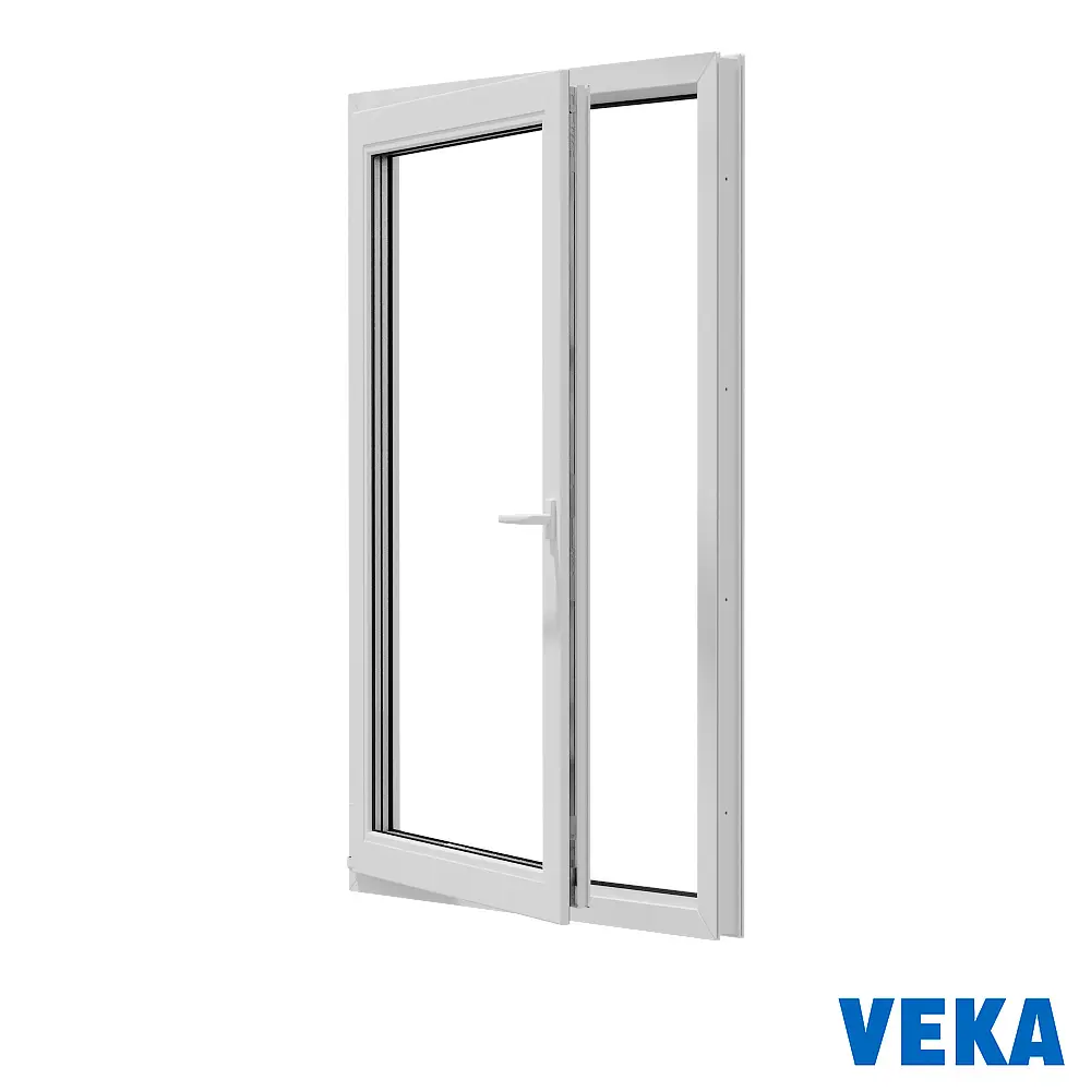 Фото 3 Пластиковое окно ПВХ Veka WHS 1000x600мм одностворчатое поворотно-откидное левое двухкамерный стеклопакет белый Фото 3 Пластиковое окно ПВХ Veka WHS 1000x600мм одностворчатое поворотно-откидное левое двухкамерный стеклопакет белый