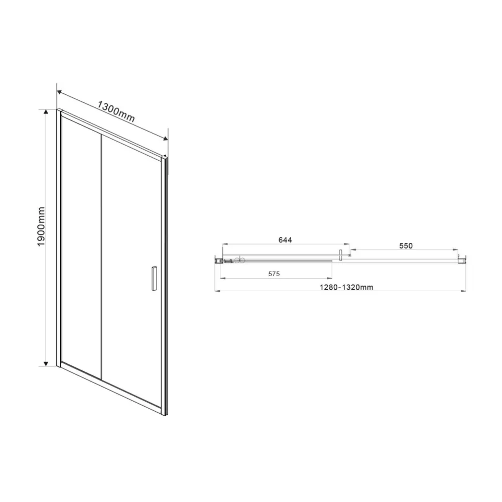 Фото 5 Душевая дверь Vincea Garda VDS-1G130CL 130x190 цвет профиля серебристый блеск стекло прозрачное Фото 5 Душевая дверь Vincea Garda VDS-1G130CL 130x190 цвет профиля серебристый блеск стекло прозрачное