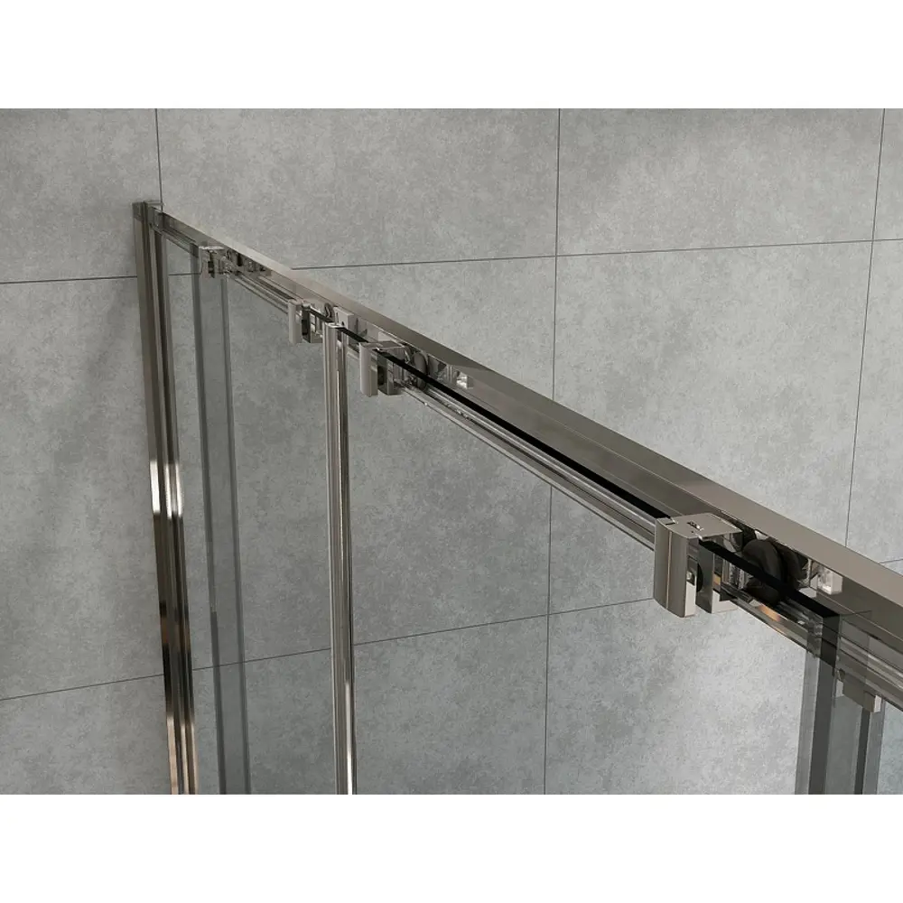 Фото 6 Душевая дверь Vincea Garda VDS-1G2170CL 170x190 цвет профиля серебристый блеск стекло прозрачное