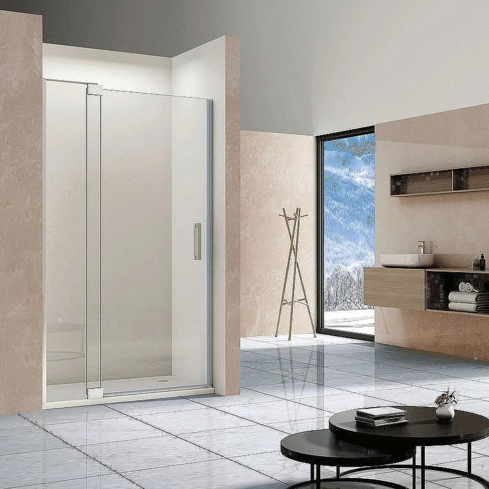 Фото 2 Душевая дверь Vincea Extra VDP-1E8090CL 90x200 цвет профиля серебристый блеск стекло прозрачное