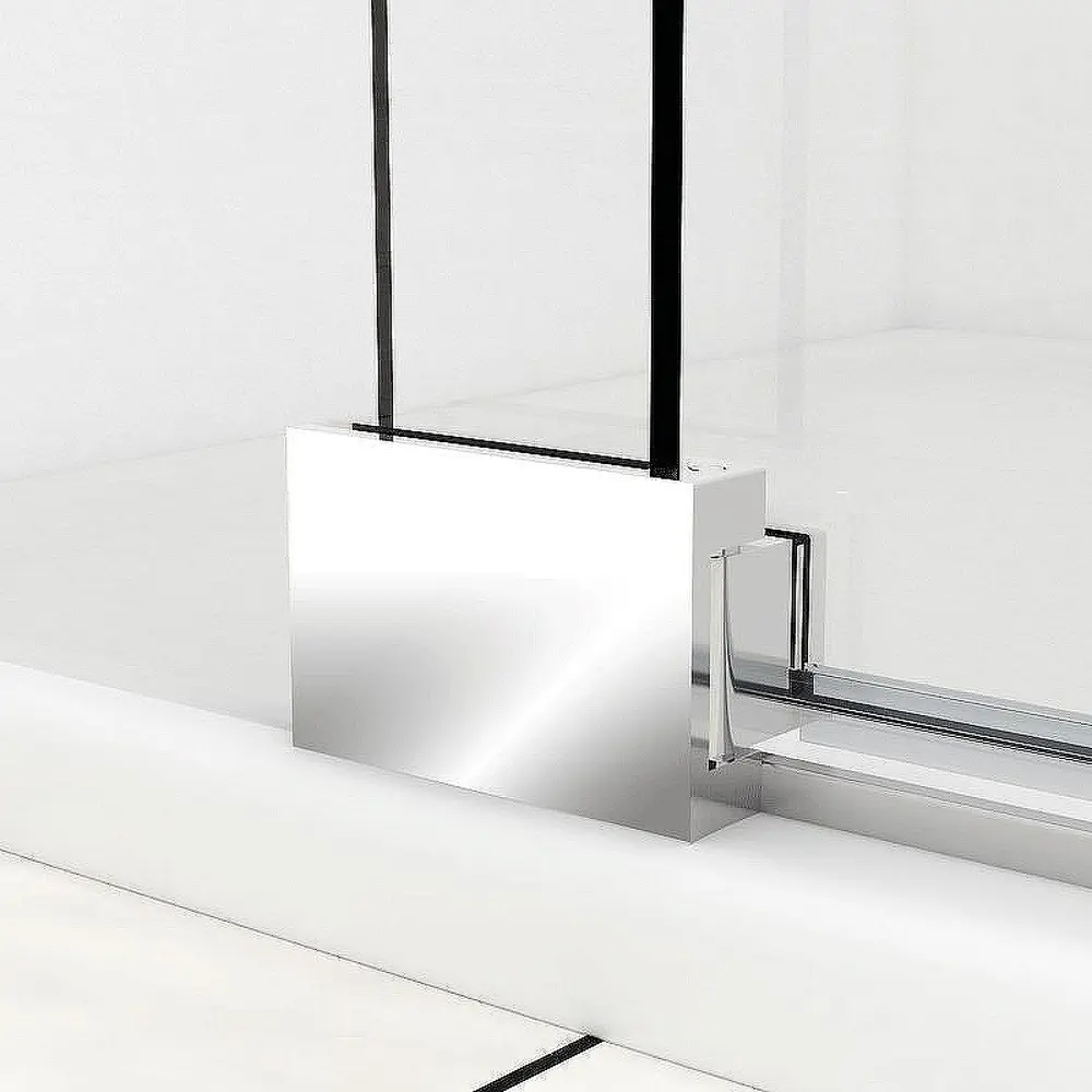 Фото 3 Душевая дверь Vincea Extra VDP-1E8090CL 90x200 цвет профиля серебристый блеск стекло прозрачное